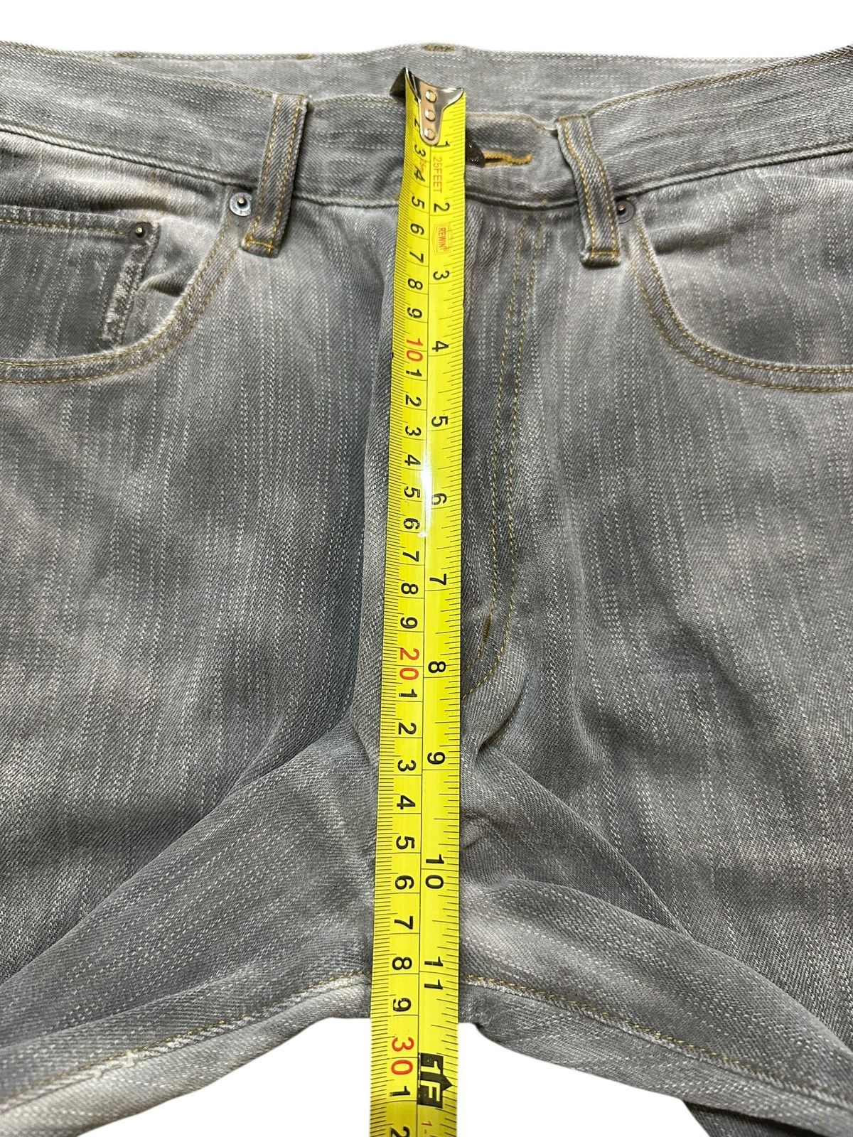 Other Vintage Crocodile Faded Wash Style Distressed Baggy Jeans Size US 30 / EU 46 - 15 Thumbnail