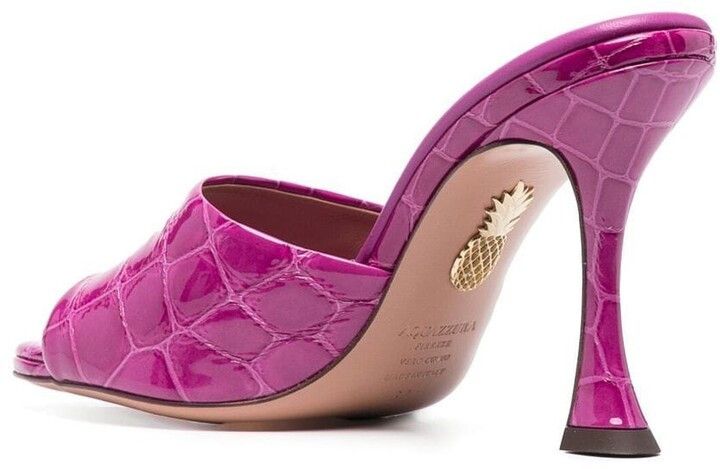 Aquazzura o1srvl11e1224 Mules in Pink Size US 6.5 / IT 36.5 - 2 Thumbnail