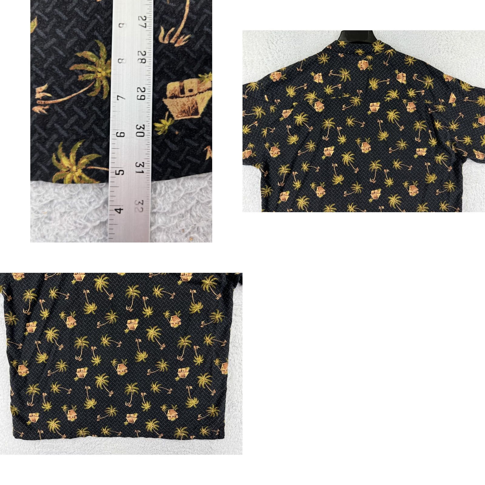 Quiksilver VINTAGE Quiksilver Shirt Mens 2XL Black Palm All Over Print Edition USA Size US XXL / EU 58 / 5 - 9 Thumbnail