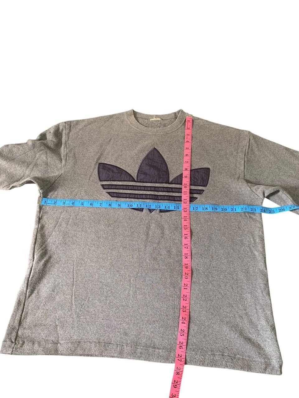 Adidas Adidas Vintage bIG logo dark grey Rare large 90s collection Size US L / EU 52-54 / 3 - 4 Thumbnail