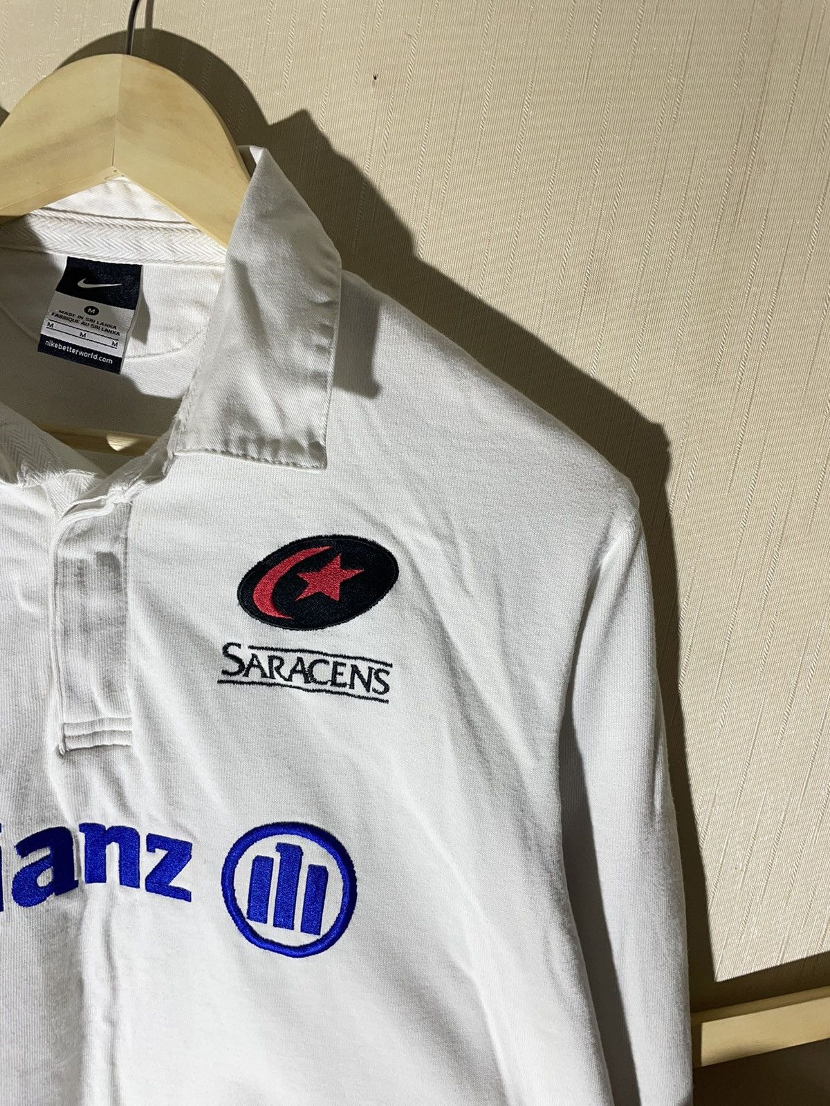 Nike × Vintage Nike Saracens vintage rugby jersey streetwear Size US M / EU 48-50 / 2 - 2 Thumbnail