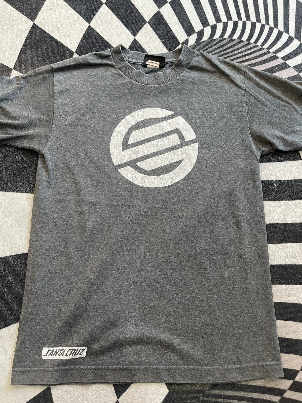 Santa Cruz Skateboards Santa Cruz Everslick Logo Tee | Vintage NHS Tag | Small Size US S / EU 44-46 / 1 - 2 Thumbnail