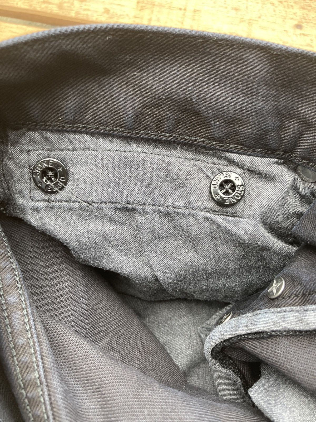 Massimo Osti Archive Stone Island Blue Black Casual Jeans Size US 32 / EU 48 - 14 Thumbnail