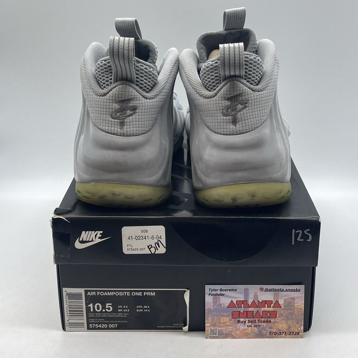 Nike Air foamposite one wolf grey Size US 10.5 / EU 43-44 - 3 Thumbnail