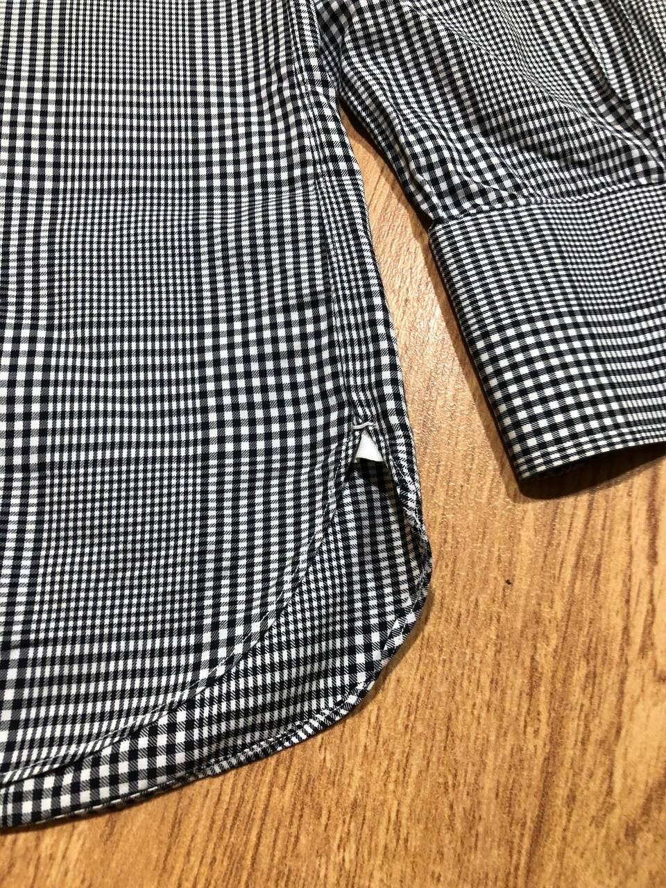 Tom Ford Tom Ford Men's Shirt Black White Checkered Button Front Size US L / EU 52-54 / 3 - 6 Thumbnail