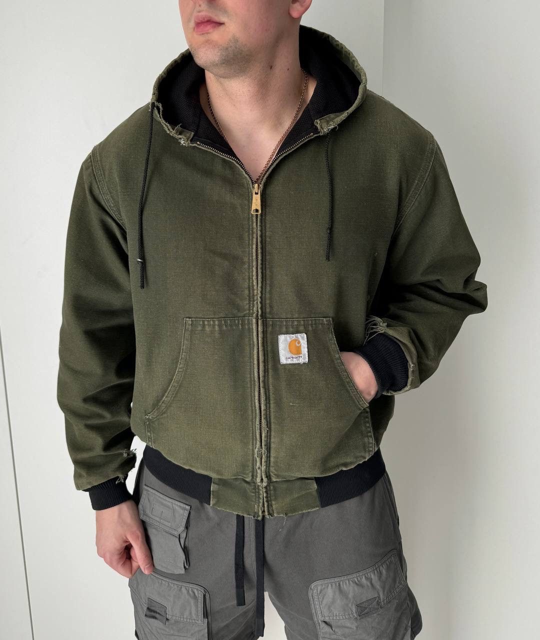 Carhartt × Vintage Vintage 90s CARHARTT Distressed Hooded Carhartt × Vintage Vintage 90s CARHARTT Distressed Hooded