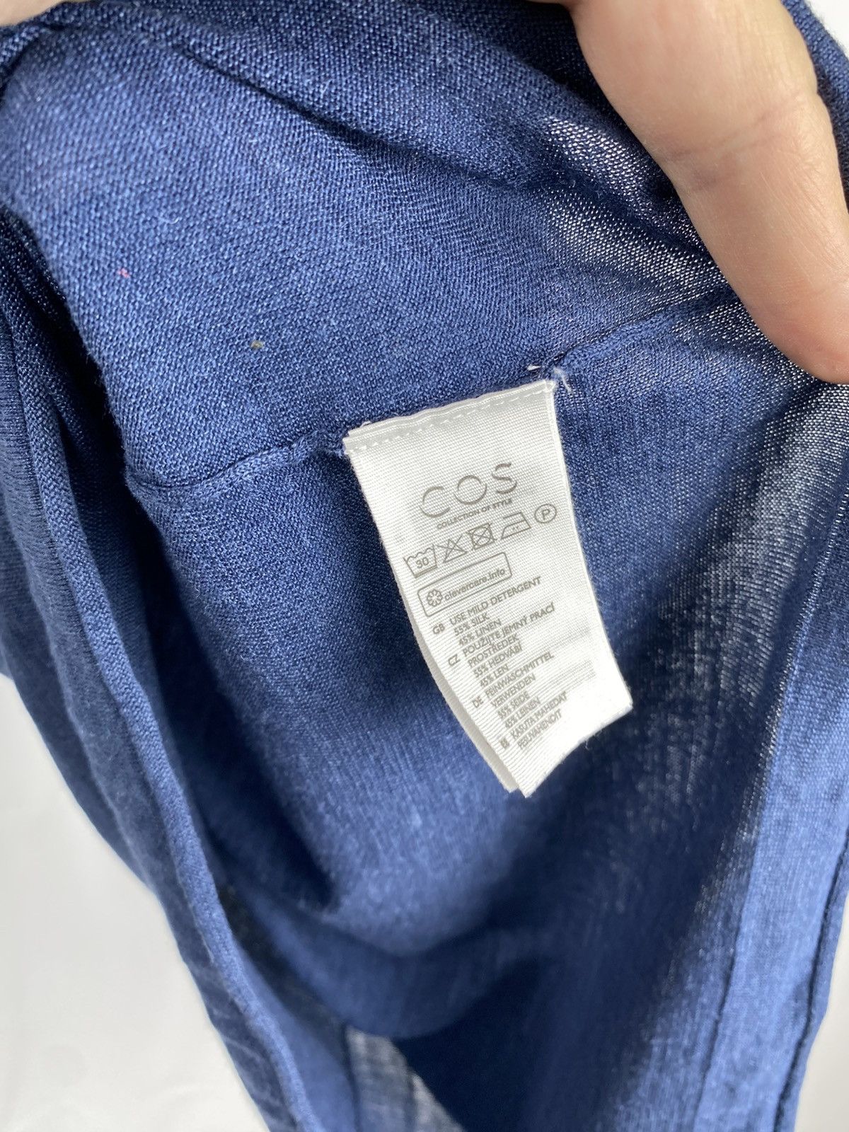 Cos COS Men Longsleeve Pullover Silk Linen Melange size S Size US S / EU 44-46 / 1 - 7 Thumbnail