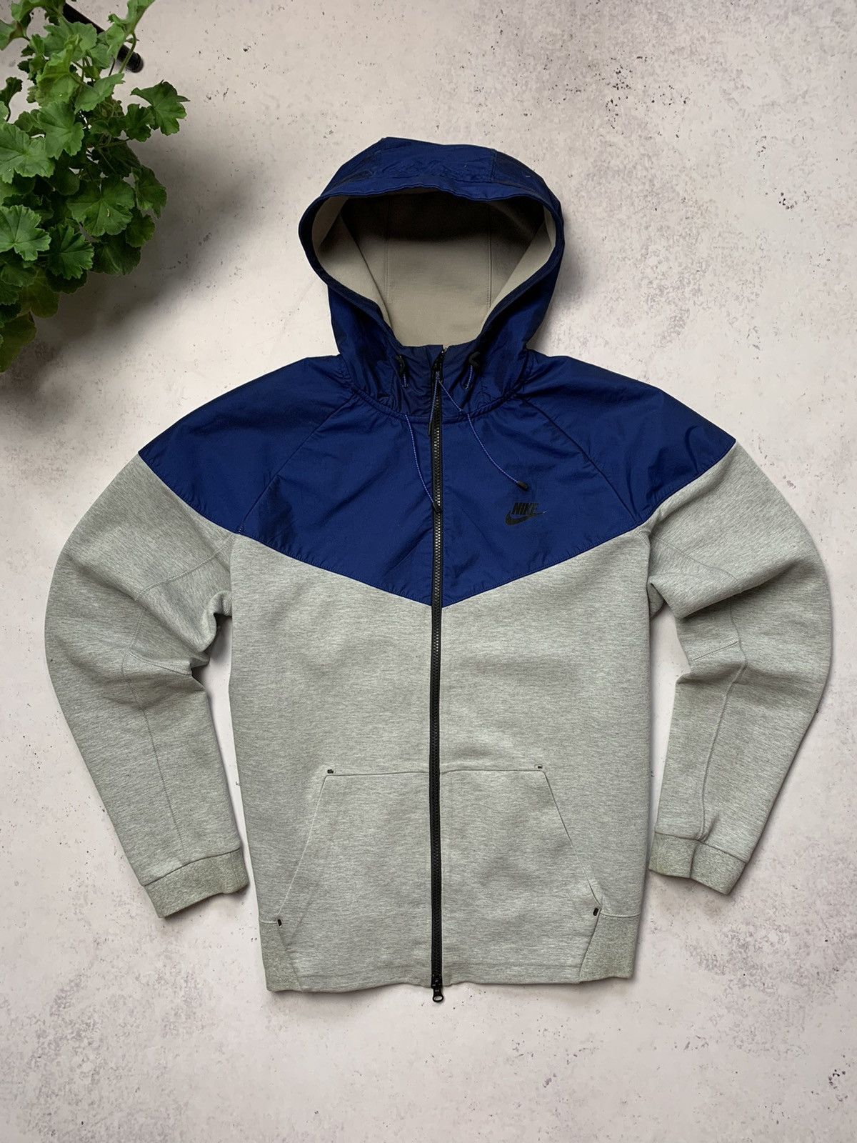 Nike Nike Tech Fleece Nylon Metal Zip-up Jacket Drill Sportswear Size US XL / EU 56 / 4 - 7 Thumbnail