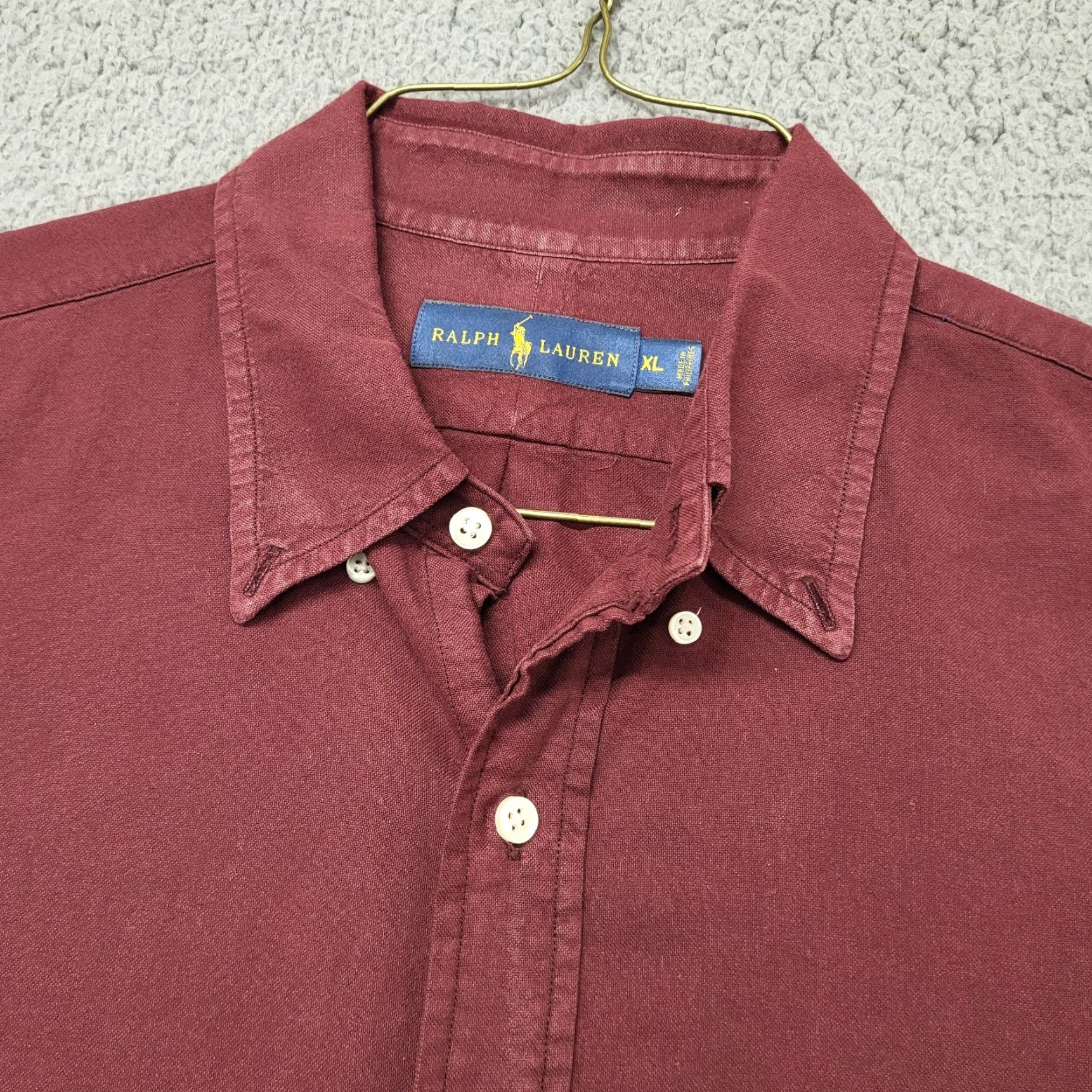 Ralph Lauren Ralph Lauren Shirt Mens XL Button-Down Long Sleeve Red Blue Pony Casual Size US XL / EU 56 / 4 - 6 Thumbnail