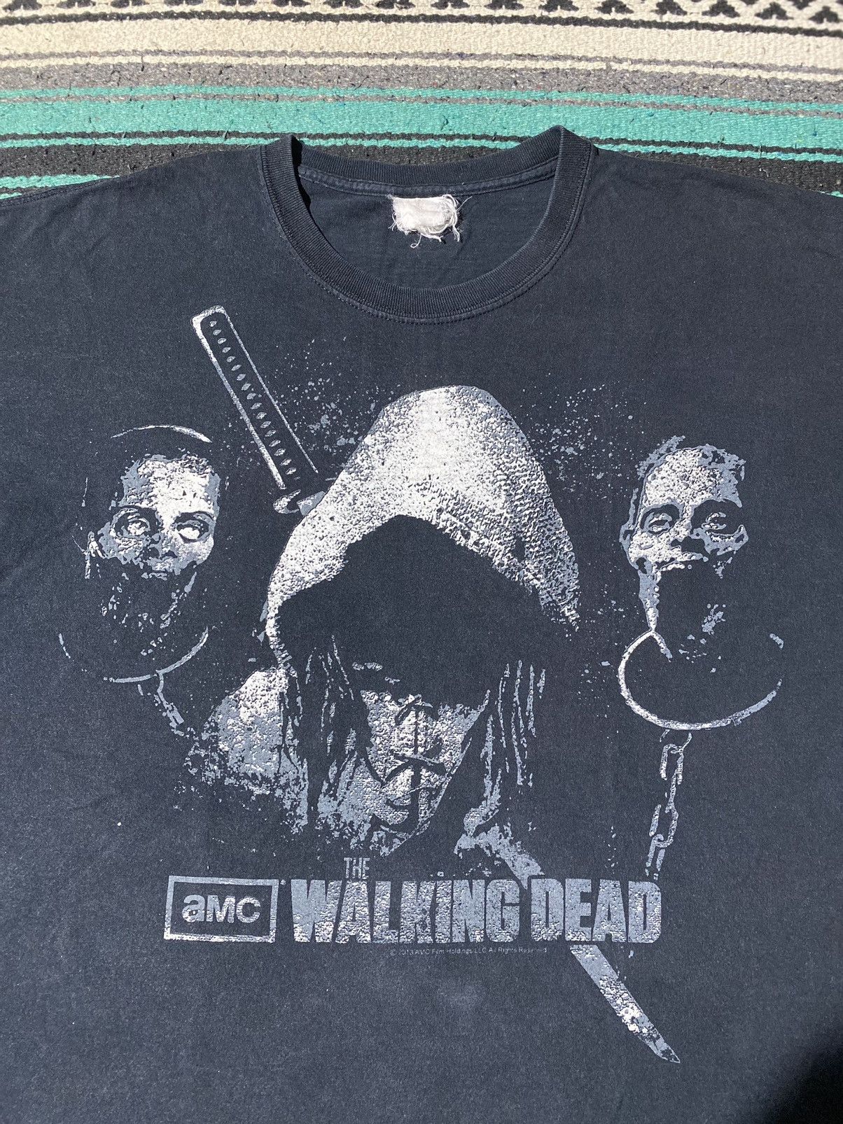Band Tees × Vintage Vintage Y2K The Walking Dead Copyright 2013 tee Size US M / EU 48-50 / 2 - 2 Thumbnail