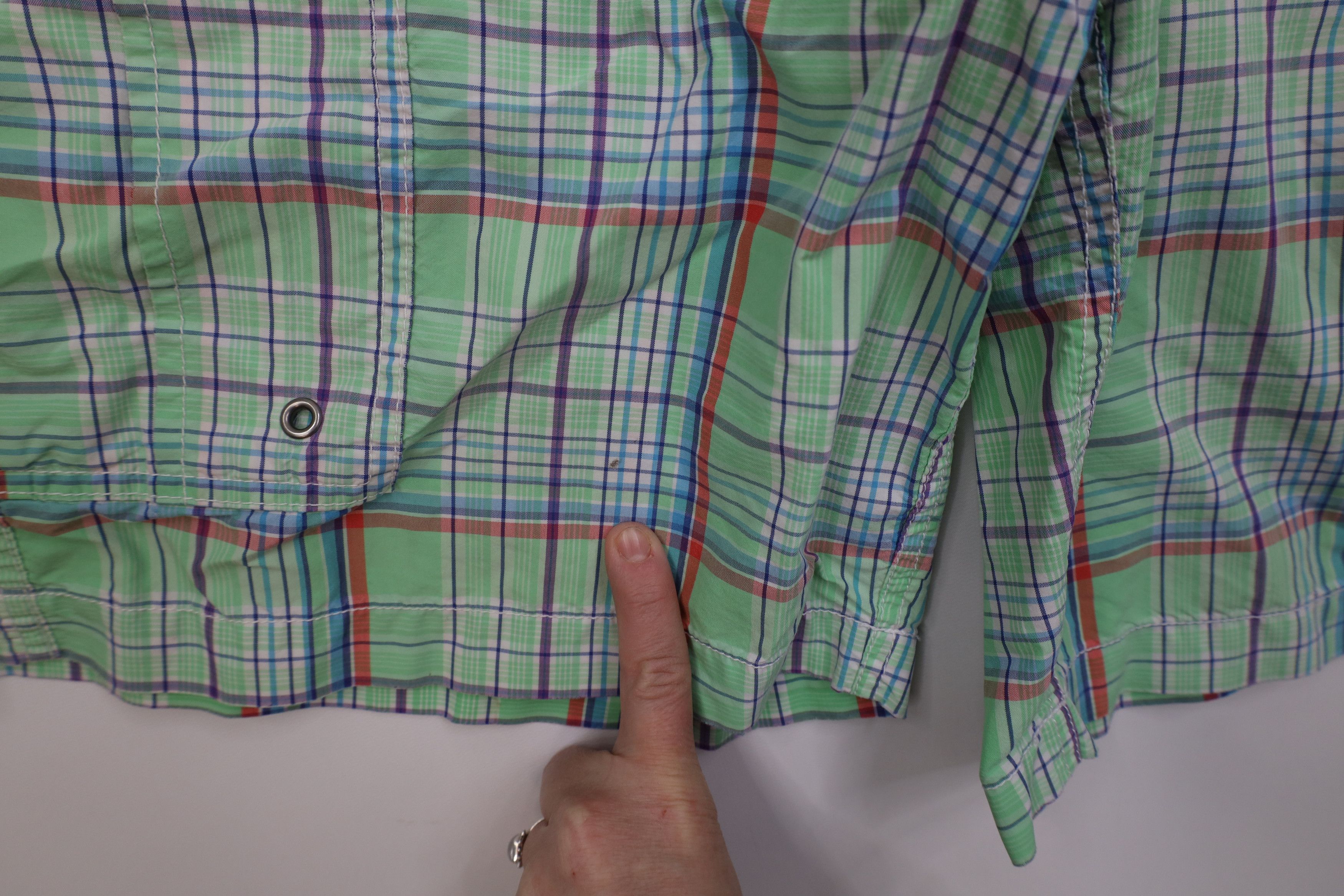 Ralph Lauren Vintage 90s Ralph Lauren Plaid Cargo Shorts Swim Trunks Size US 32 / EU 48 - 7 Thumbnail