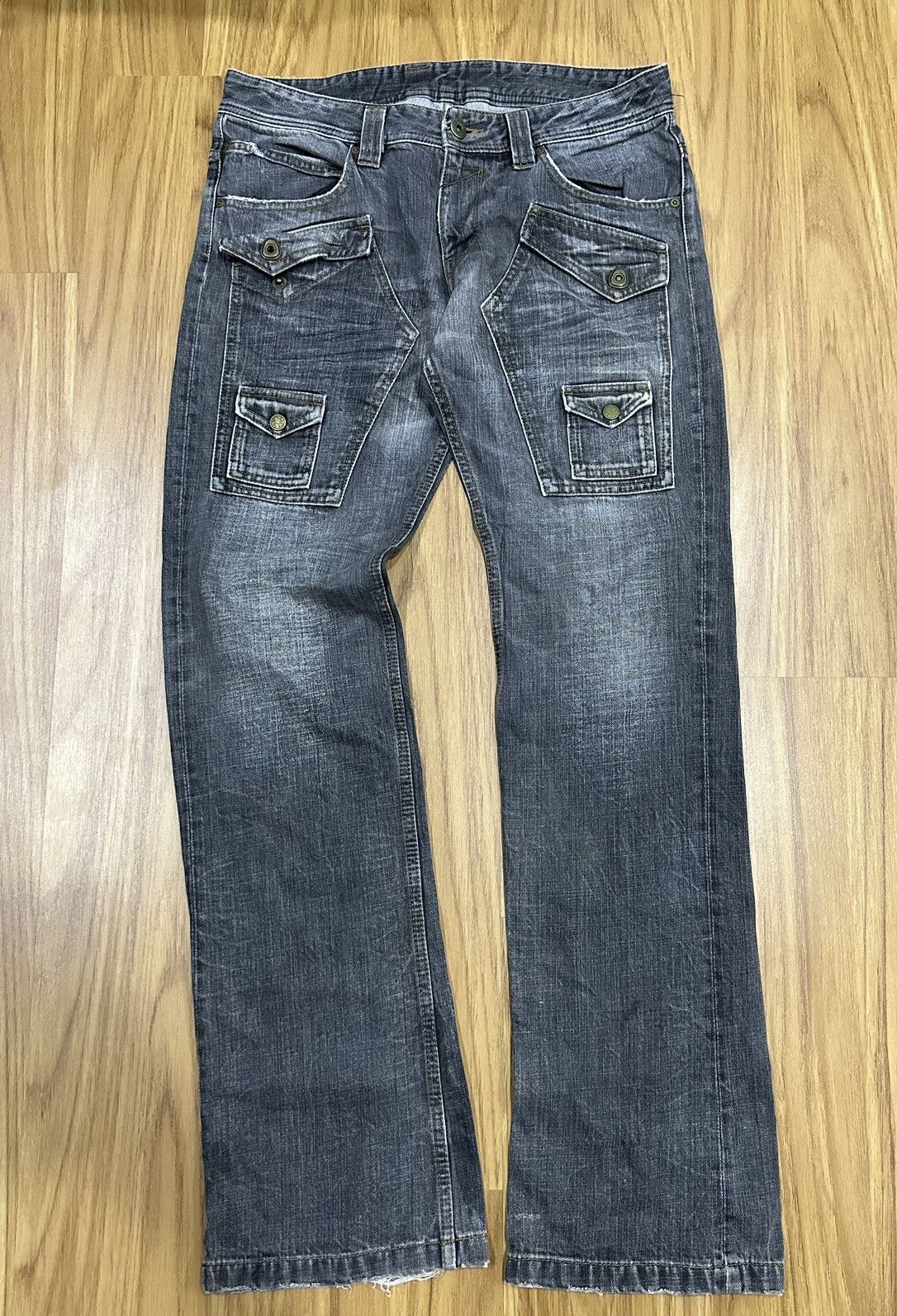 Japanese Brand Rare Rattle Trap Multipocket Denim Pants Size US 32 / EU 48 - 3 Thumbnail