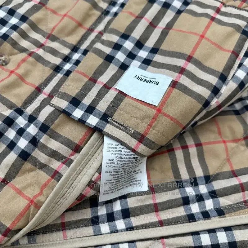 Burberry Burberry Quilted Cotton Winter Jacket in Light Brown. Size M / US 6-8 / IT 42-44 - 8 Thumbnail