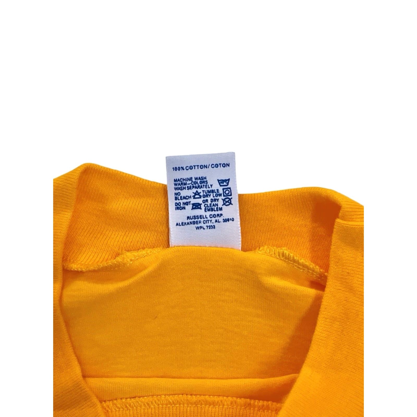Russell Athletic VINTAGE Russell Athletic Mock Turtleneck Shirt Mens 2XL Regular Yellow 90s USA Mens NOS NWOT 90s Russell Athletic Mock Turtleneck Shirt USA Mens Size US XXL / EU 58 / 5 - 3 Thumbnail