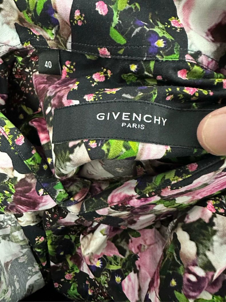Givenchy Givenchy Size 40Floral Printed Long Sleeve Shirt 2505-Nexta Size US XL / EU 56 / 4 - 3 Thumbnail