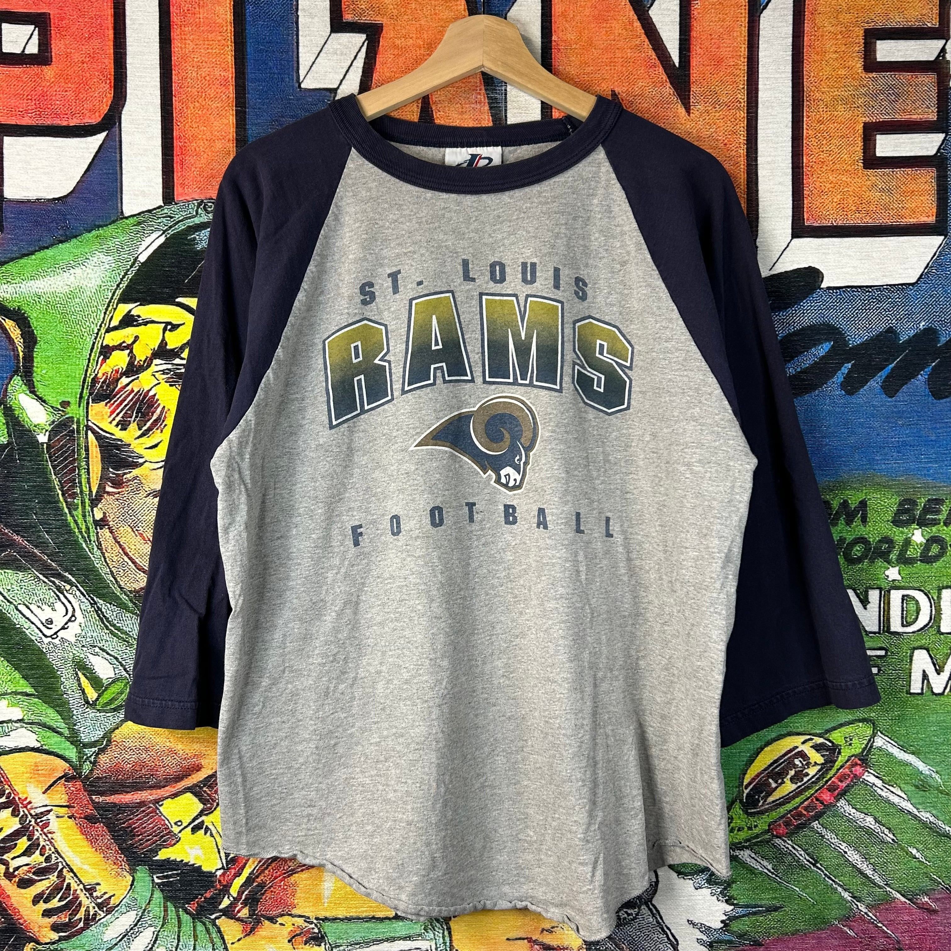 Vintage Vintage 90s Logo Athletic St. Louis Rams Football Tee Size L Size US L / EU 52-54 / 3 - 1 Thumbnail