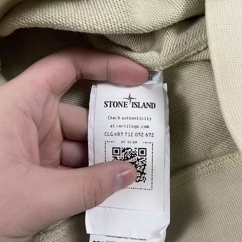 Stone Island Stone Island Yellow Basic Sweatshirt XL -2506 Size US XL / EU 56 / 4 - 4 Thumbnail