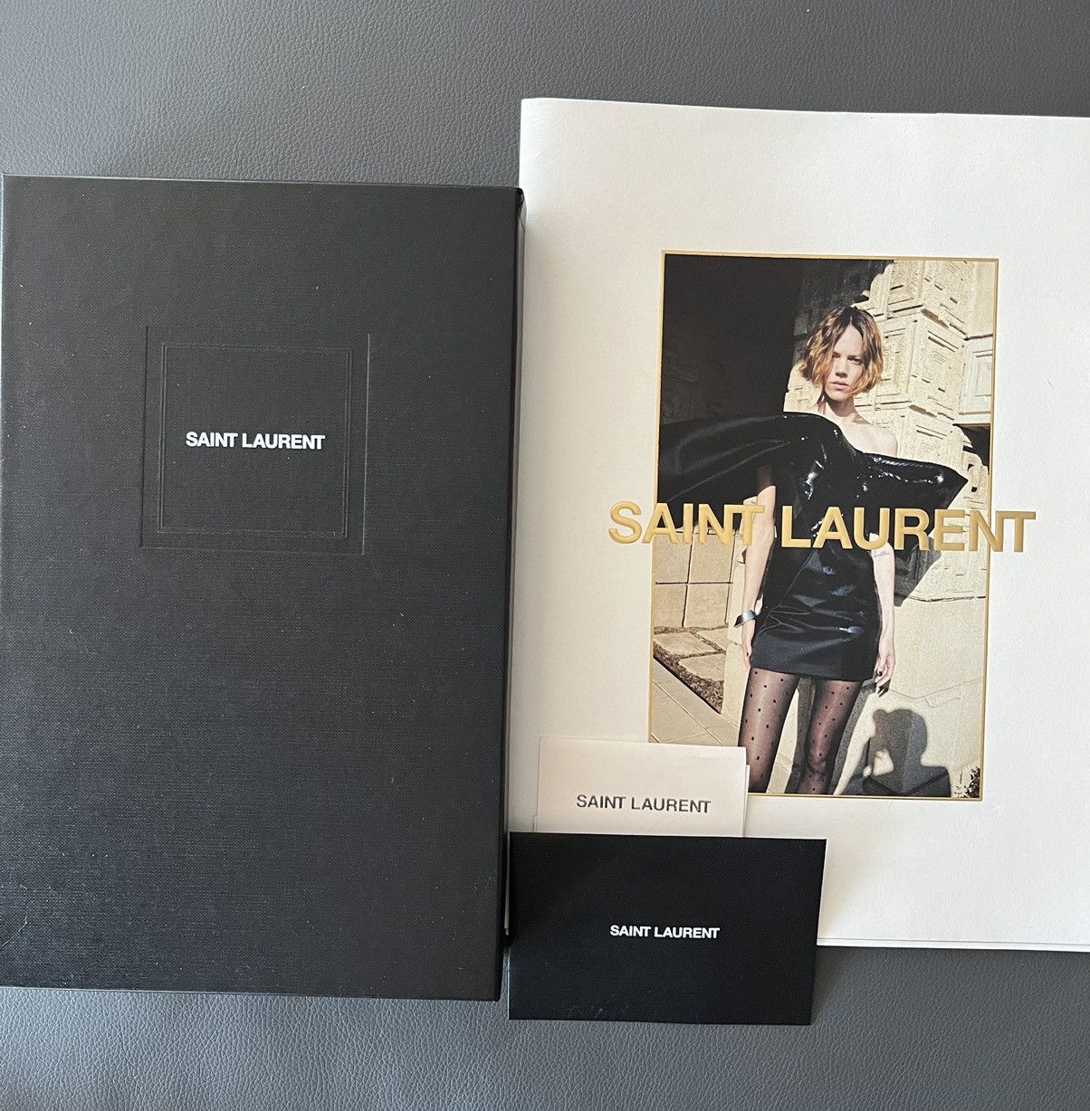 Hedi Slimane × Saint Laurent Paris × Yves Saint Laurent Limited Edition Saint Laurent Logo Leather Bag Size ONE SIZE - 7 Thumbnail