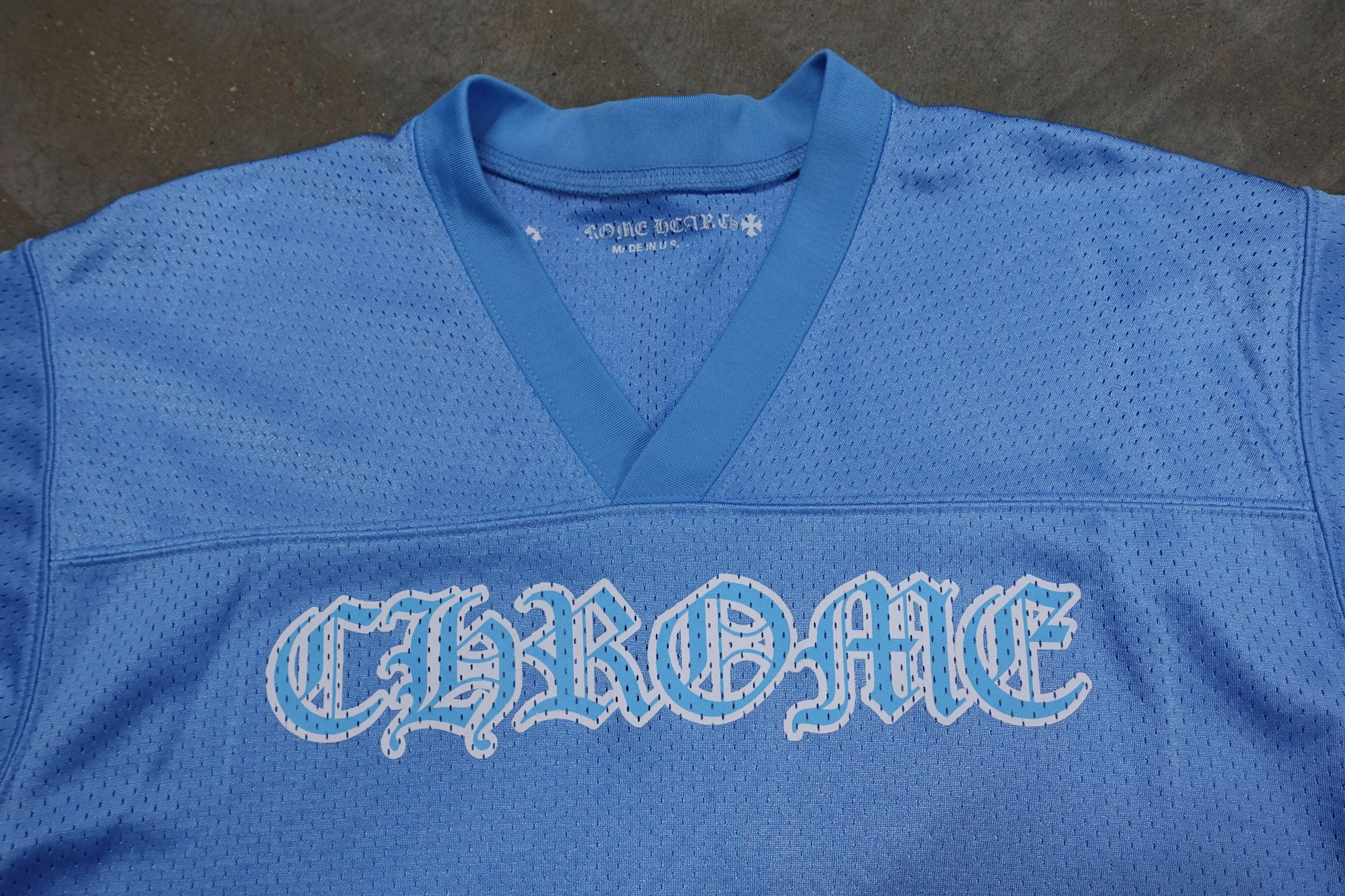 Chrome Hearts CHROME HEARTS MESH JERSEY SHORT SLEEVE BLUE Size US M / EU 48-50 / 2 - 3 Thumbnail