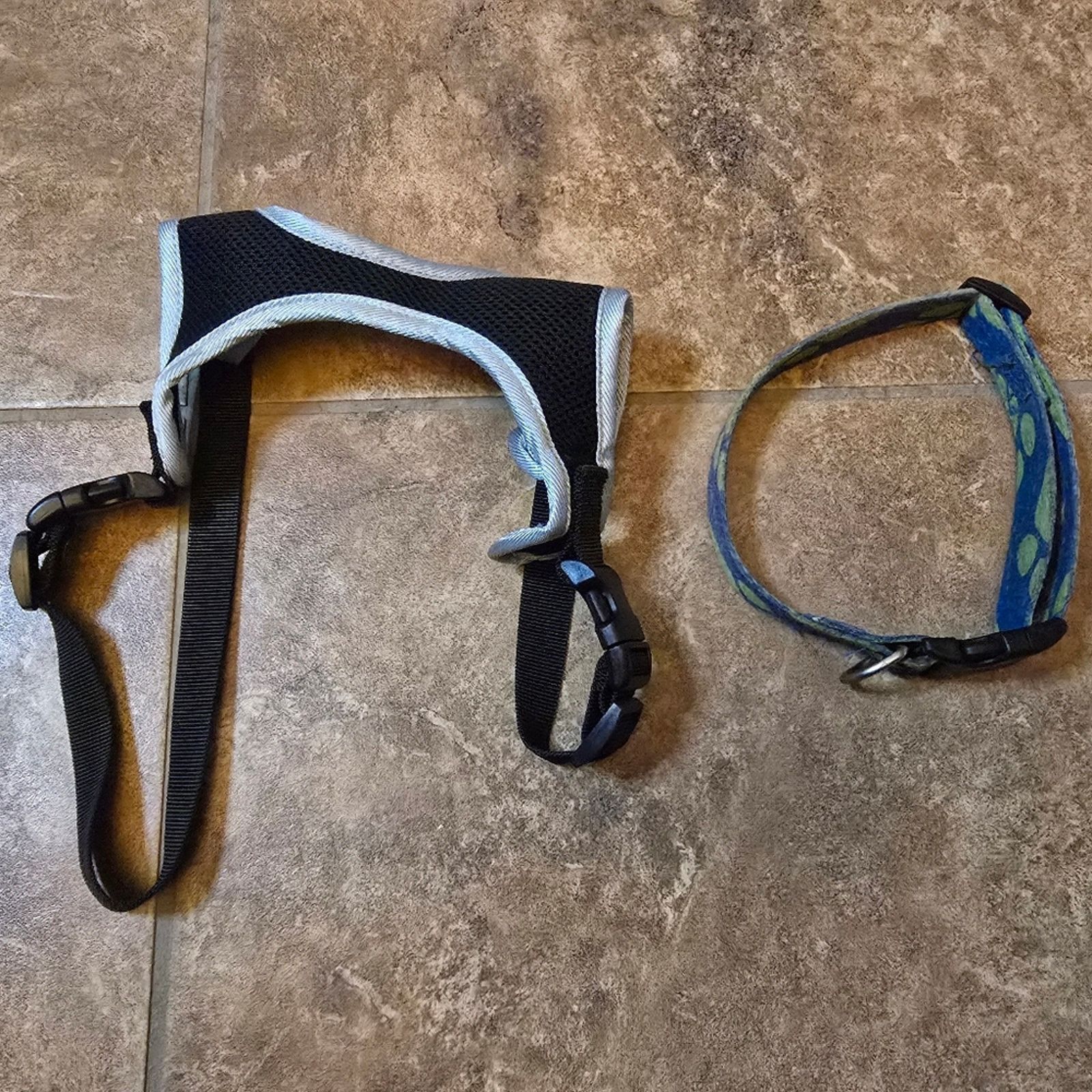 Other Multicolored Dog Collar & Harness 2 Bundle Size ONE SIZE - 1 Thumbnail
