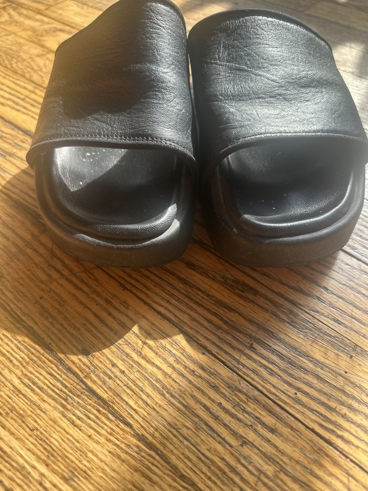 Adidas × Y-3 ADIDAS Y-3 PLATFORM SLIDES IN BLACK Size US 9 / EU 42 - 2 Thumbnail
