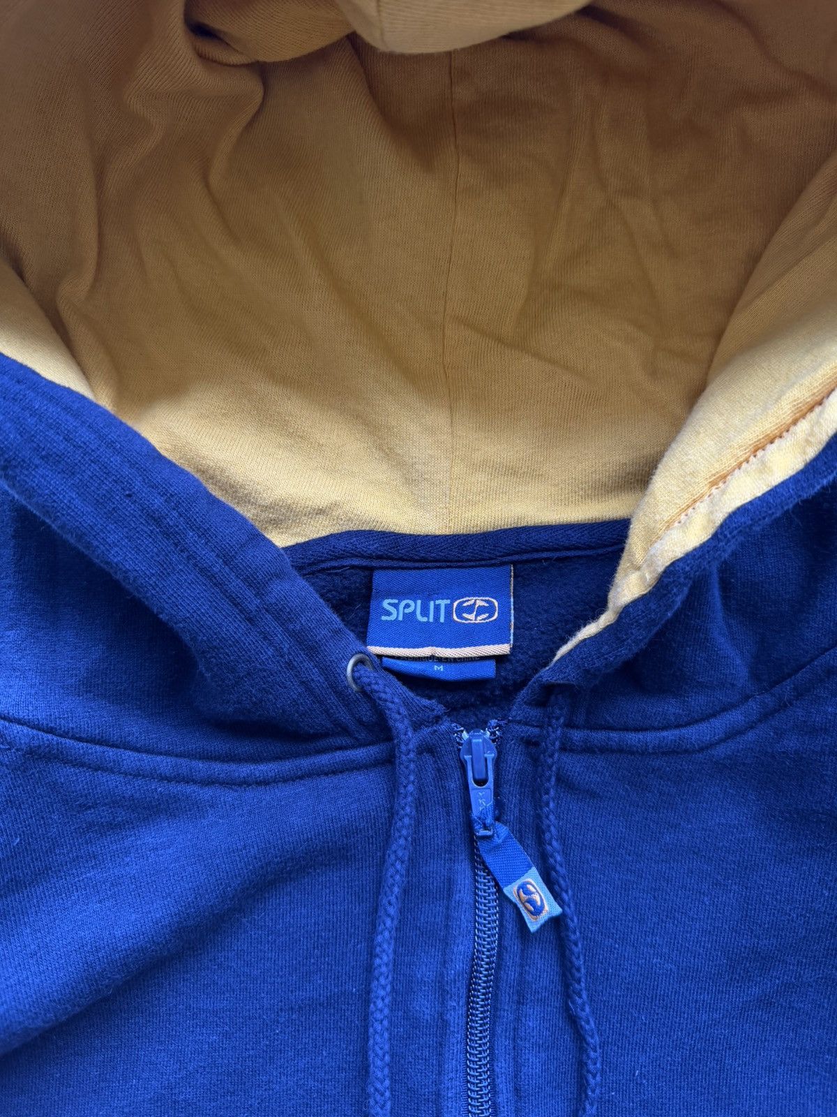 Vintage Split Streetwear Y2K Tech Skate Zip Up Hoodie Sweatshirt Size US M / EU 48-50 / 2 - 5 Thumbnail