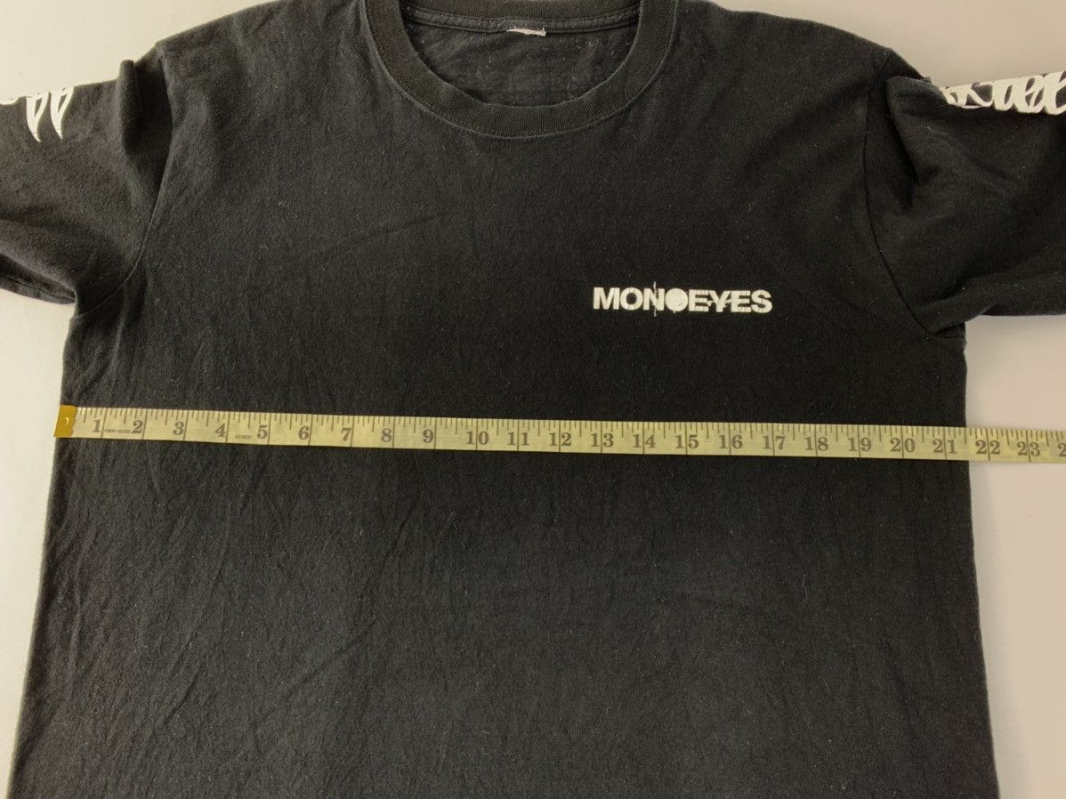 Monoeyes Mexican Standoff Sidetape Gothic Font Logo Tee