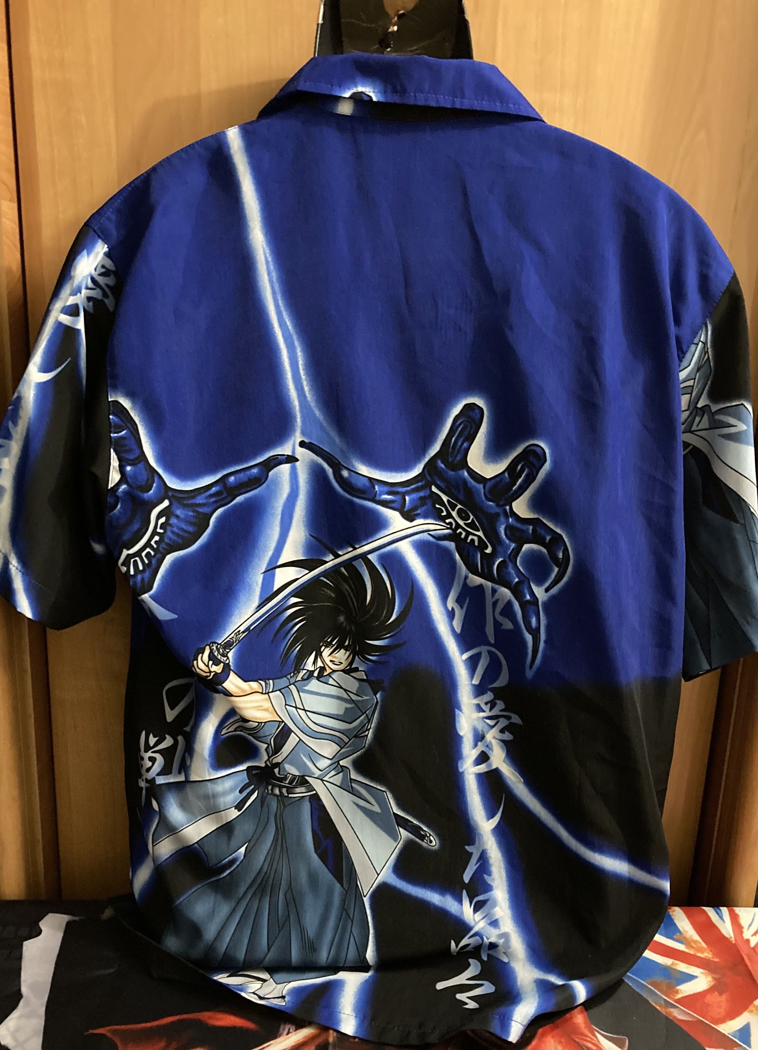 Anime × Japanese Brand × Vintage Y2K Dragon Ball Sagara Sanosuke Button Up Anime Samurai Size US L / EU 52-54 / 3 - 5 Thumbnail