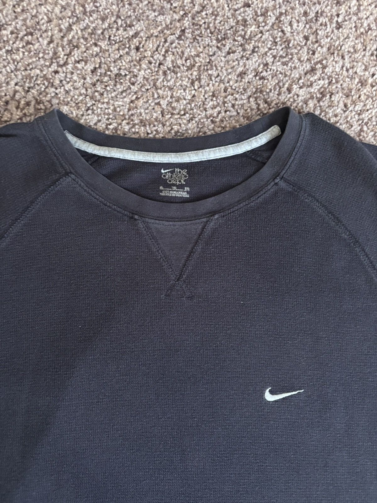 Nike Vintage Nike Black Sweater Size XL Size US XL / EU 56 / 4 - 2 Thumbnail