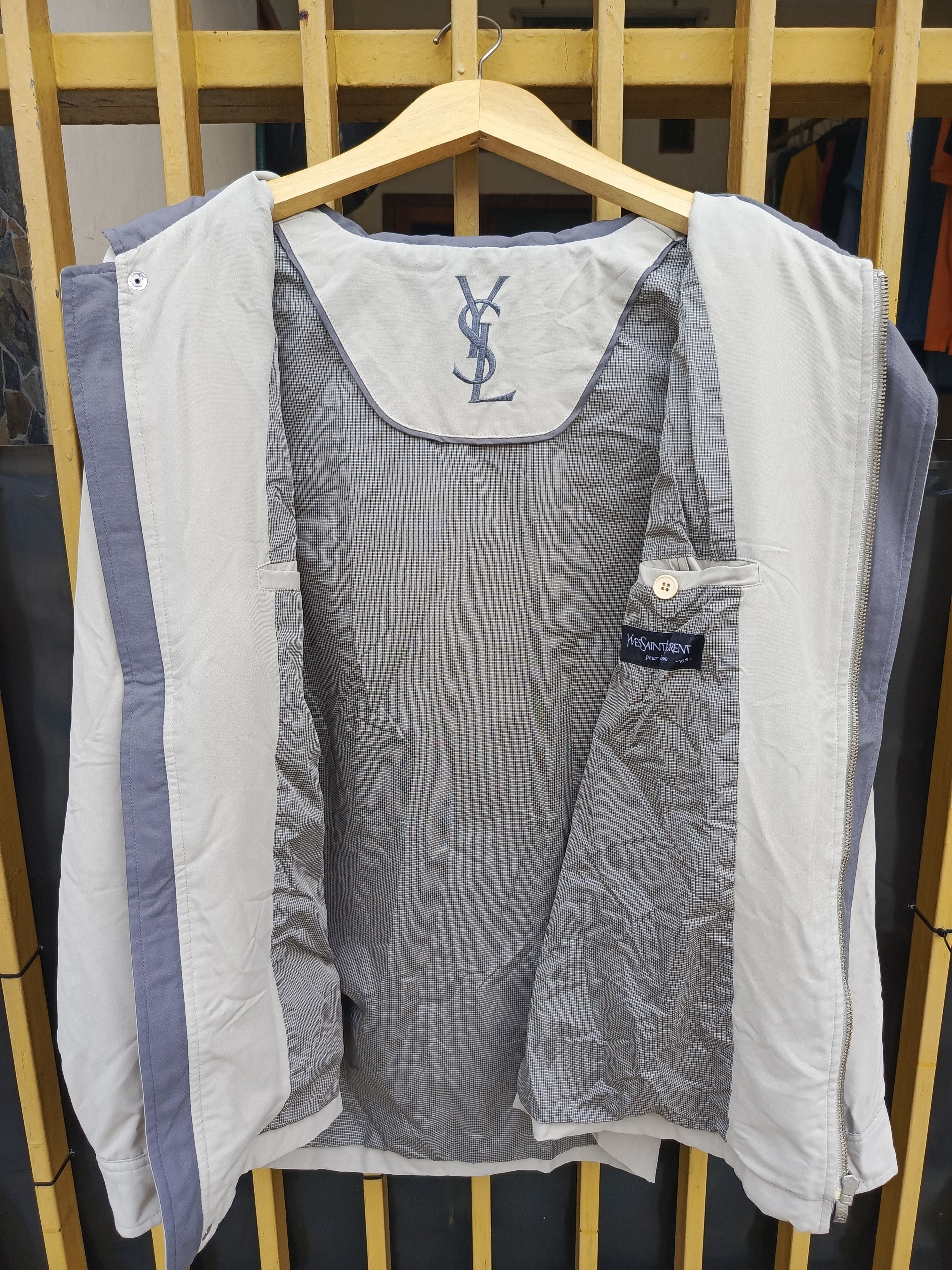 Vintage × Yves Saint Laurent Vintage YSL Jacket Size US L / EU 52-54 / 3 - 3 Thumbnail