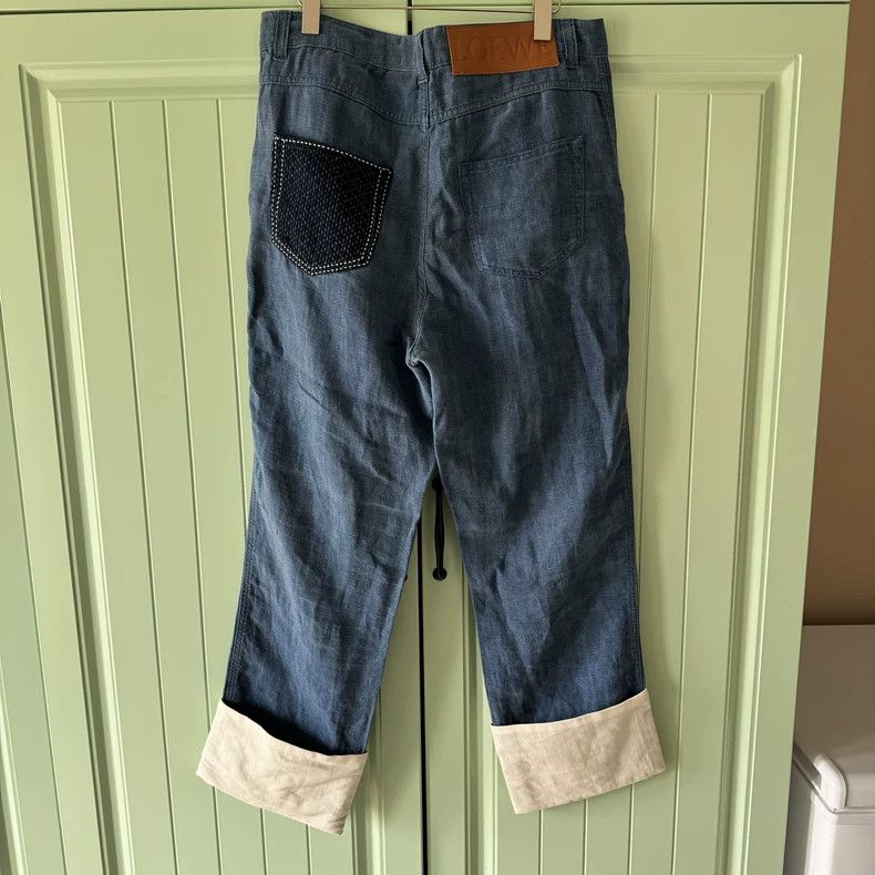 Loewe Loewe Classic design stitching patch jeans Size 32" / US 10 / IT 46 - 2 Thumbnail