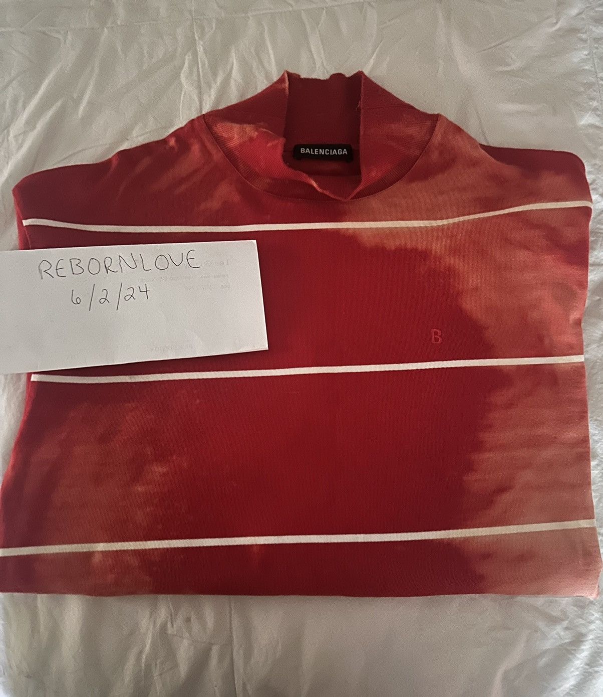 Balenciaga Balenciaga Bleached tie dyed Sweater Size US XS / EU 42 / 0 - 5 Thumbnail