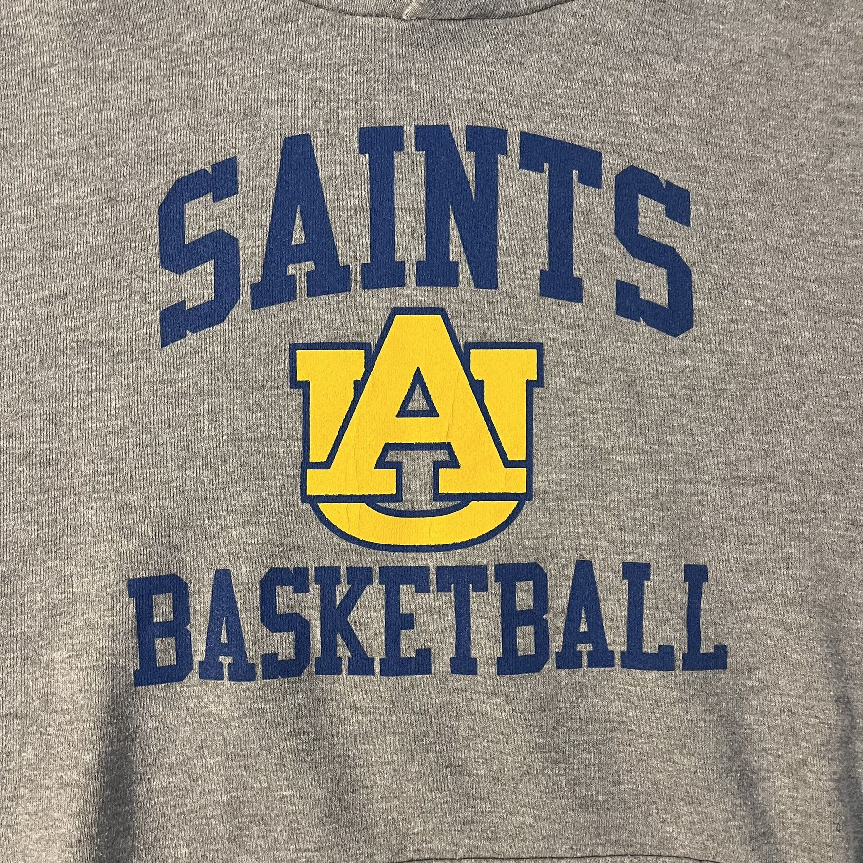 Russell Athletic 00s 2000s Saints Basketball Sportswear Graphic Hoodie Size US L / EU 52-54 / 3 - 3 Thumbnail