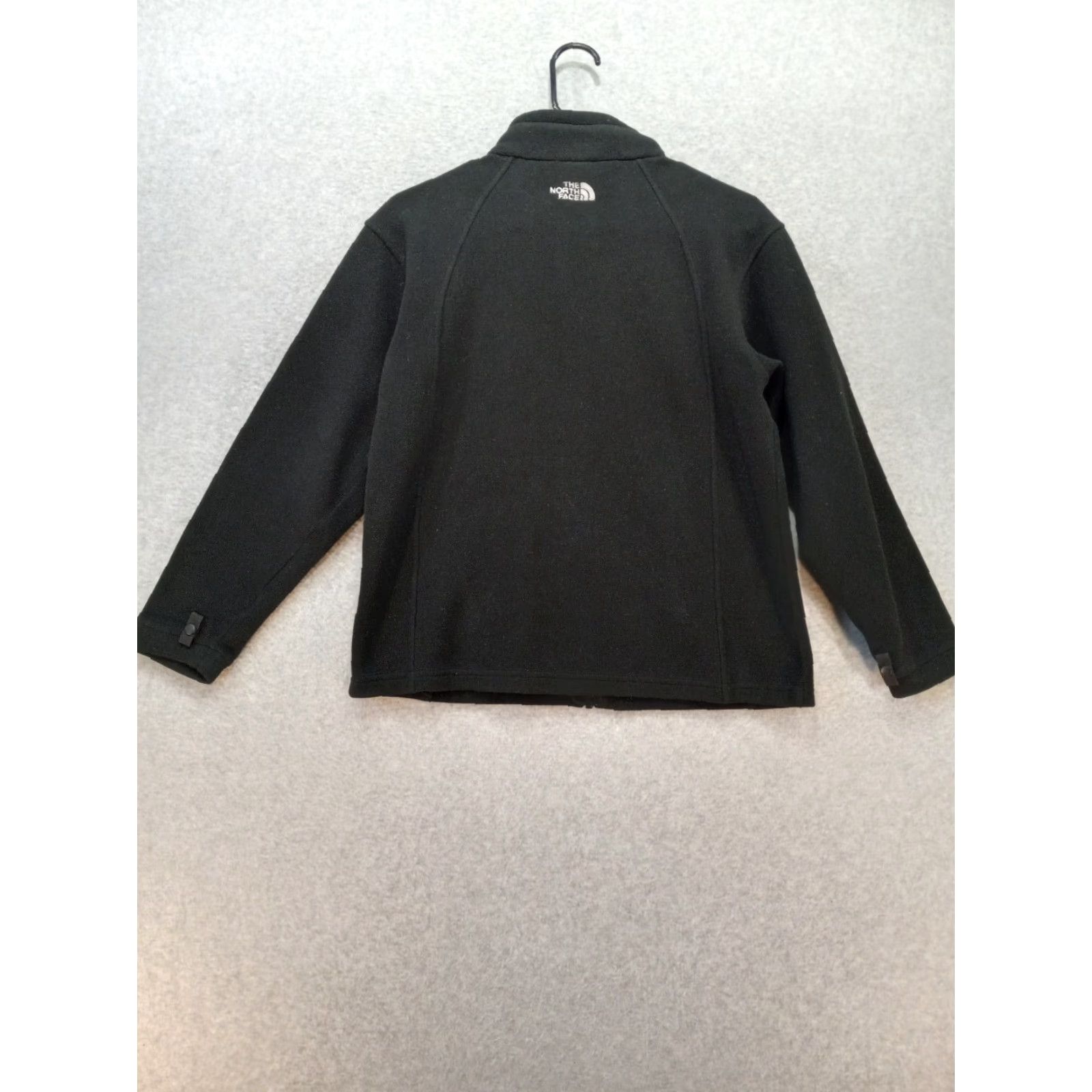 The North Face The North Face Jacket Full-Zip Coat Black Women's Large Short Solid Zip Breathable Activewear Spring Fall Winter Basic Jacket Athletic Size L / US 10 / IT 46 - 4 Thumbnail
