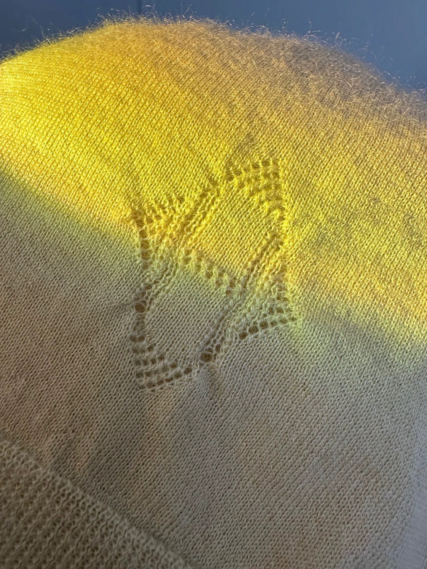 Hermes HERMES JPG h-embroidered cashmere cardigan women's tan Size M / US 6-8 / IT 42-44 - 6 Thumbnail