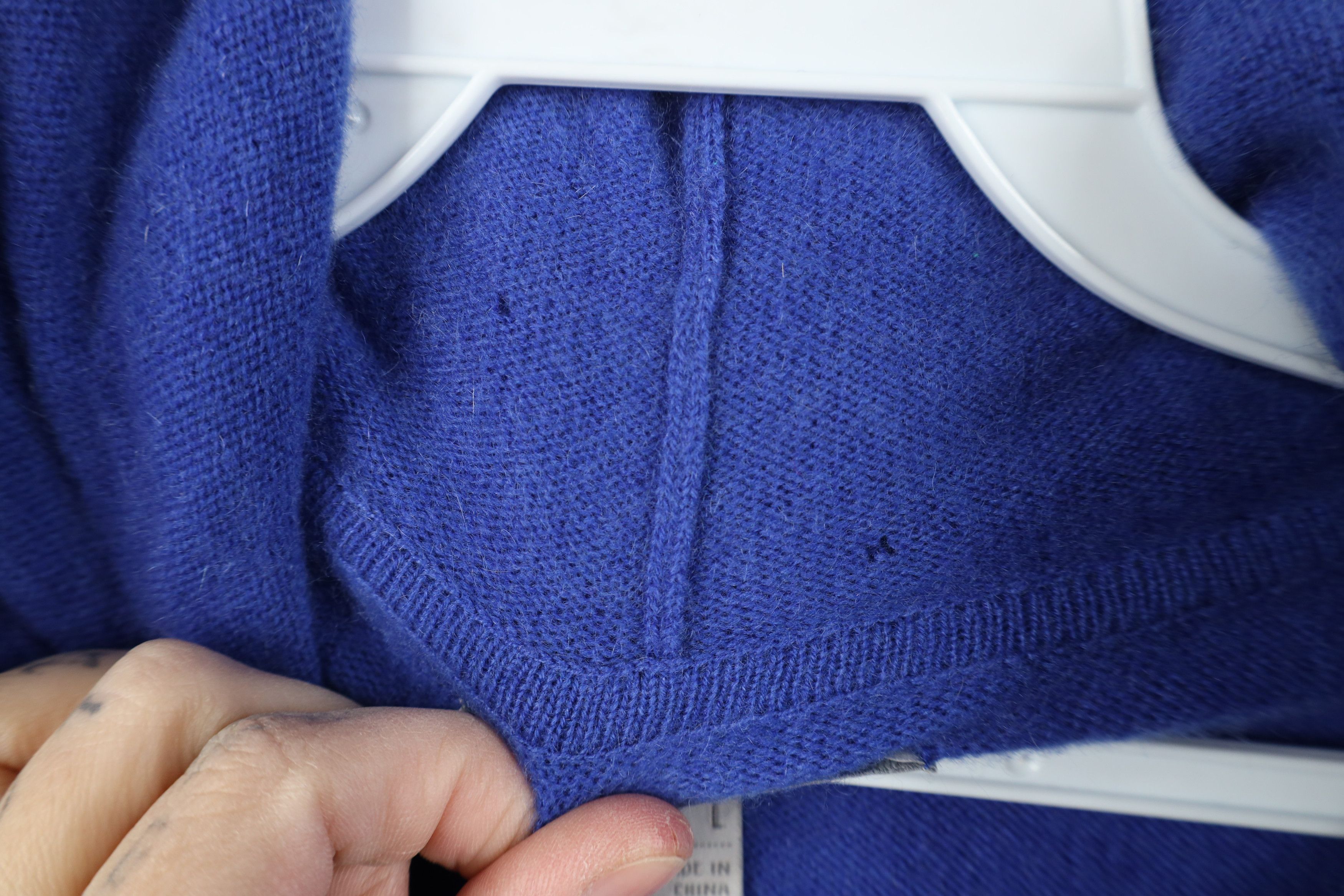 Old Navy Vintage Y2K Old Navy Soft Cashmere Knit Zip Hoodie Sweater Size L / US 10 / IT 46 - 8 Thumbnail