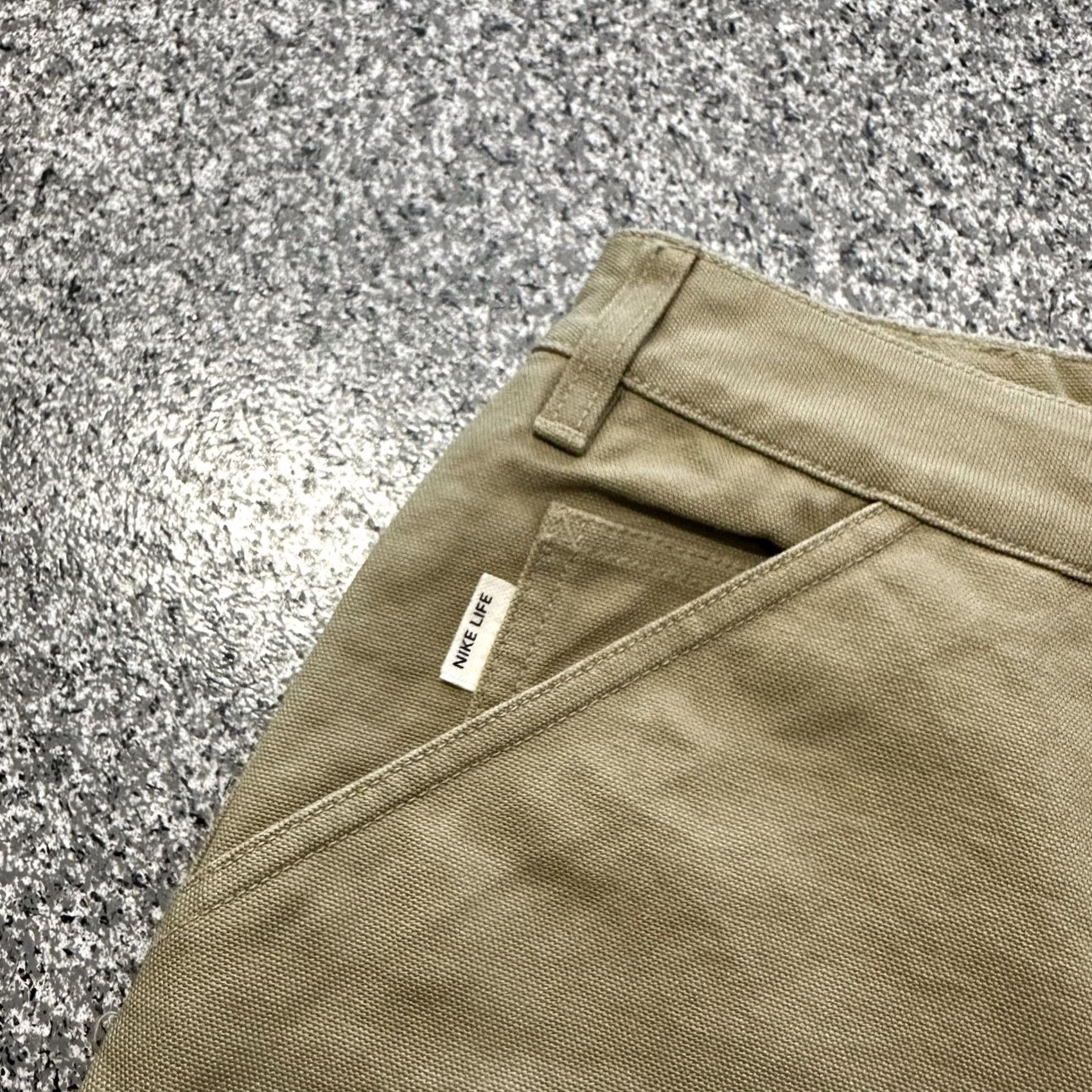 Nike Nike Life Carpenter Pants Mens 32x31 Parachute Beige HJ8478 Heavy Twill Sashiko Life Carpenterpants Mens 32x31 Beige Nike Size US 32 / EU 48 - 4 Thumbnail