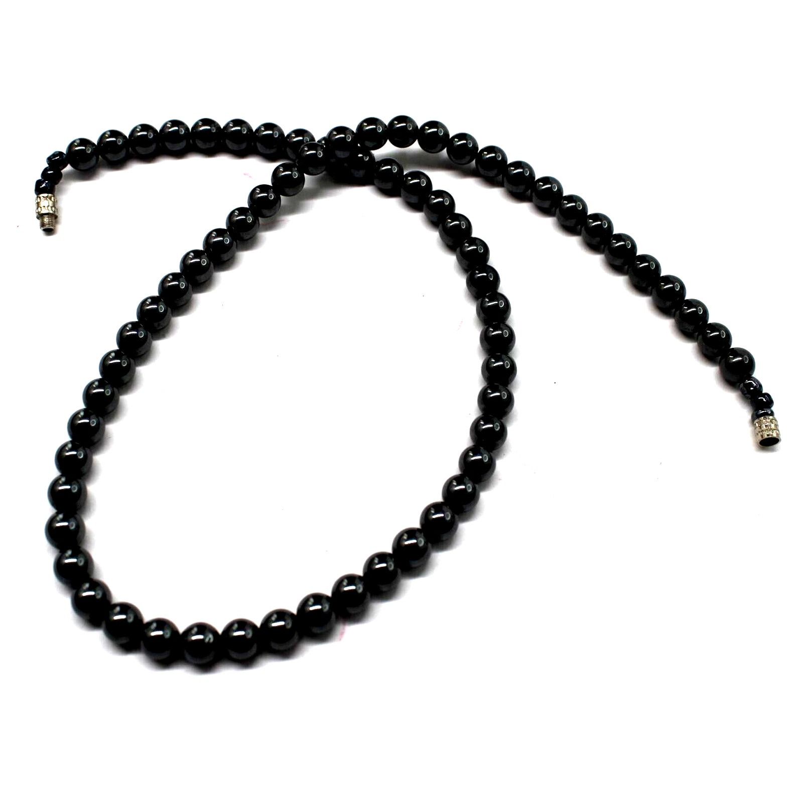 Other Classic Black Hematite Necklace • Vintage • Natural Beads Size ONE SIZE - 3 Thumbnail