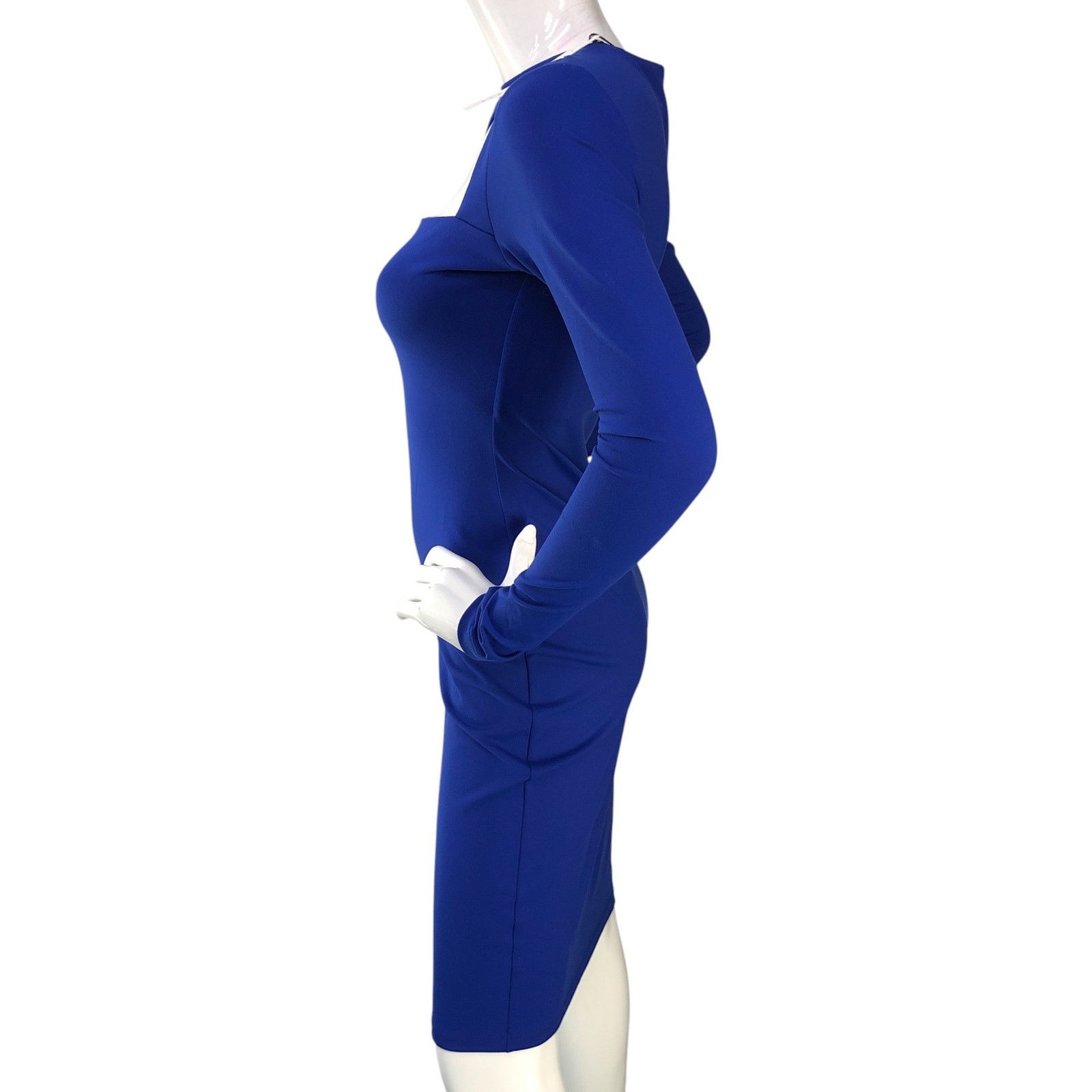 Susana Monaco Susana Monaco Size S Dress Angle Cut Out Jersey Bodycon NEW Size S / US 4 / IT 40 - 5 Thumbnail