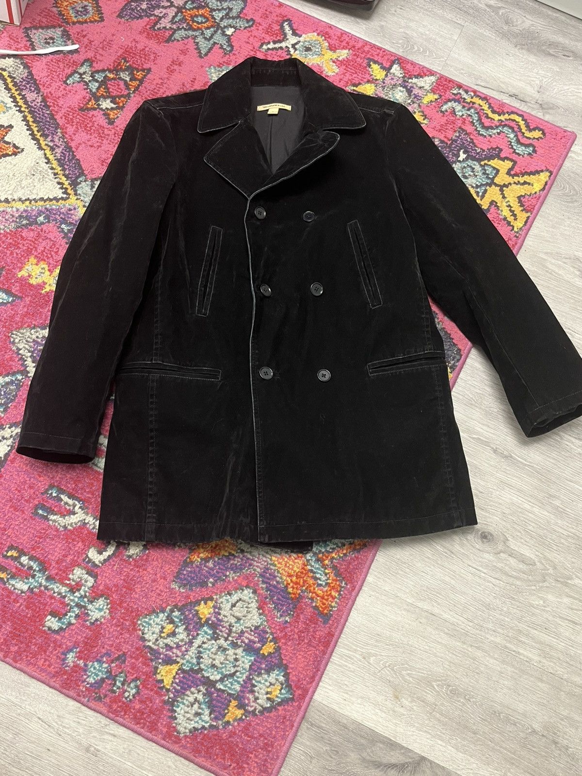 John Varvatos Flocked velvet coat. Size Size US M / EU 48-50 / 2 - 15 Thumbnail