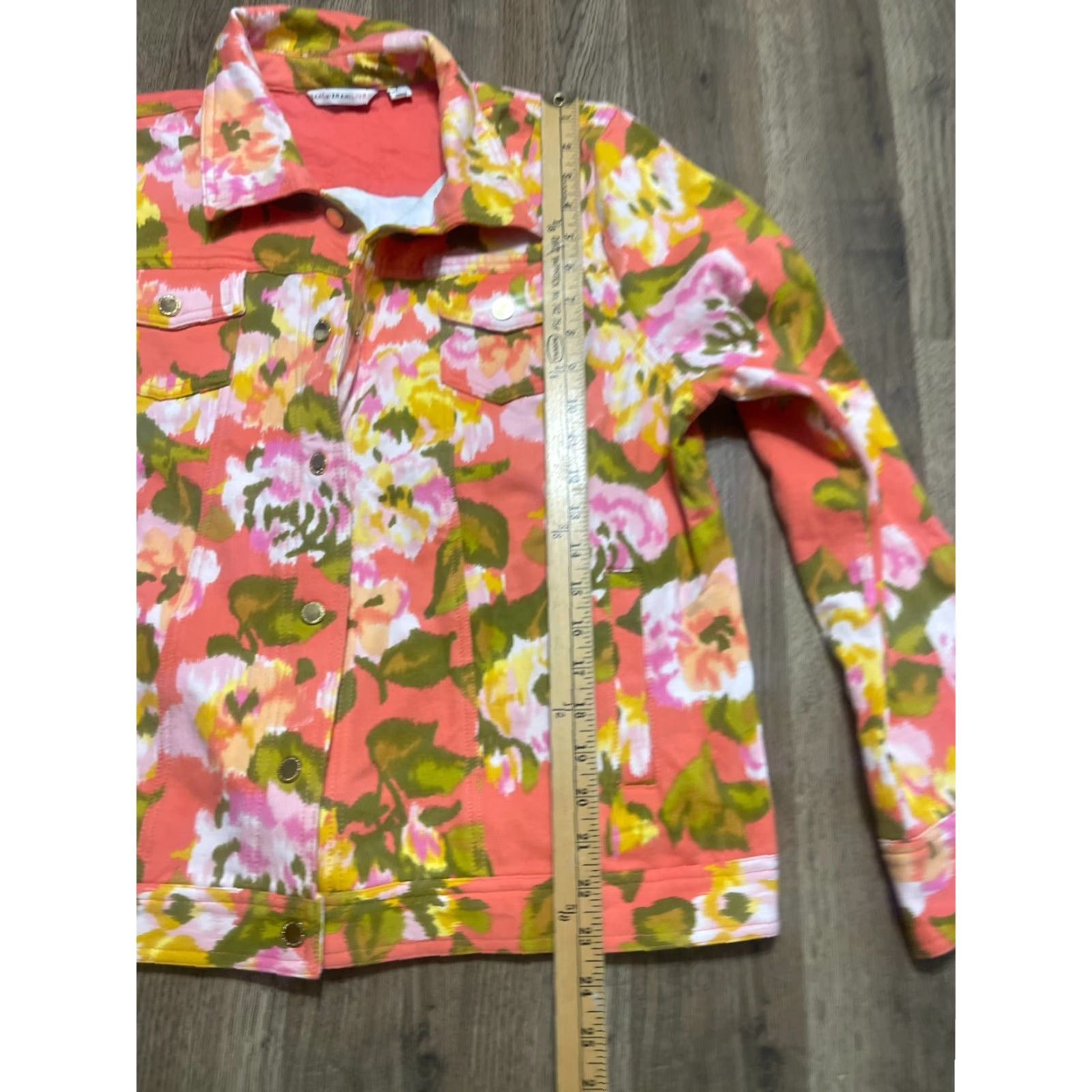 Isaac Mizrahi Isaac Mizrahi Live Jacket Women's Large Multicolor Floral Button Up Dress? Wait. Size L / US 10 / IT 46 - 6 Thumbnail