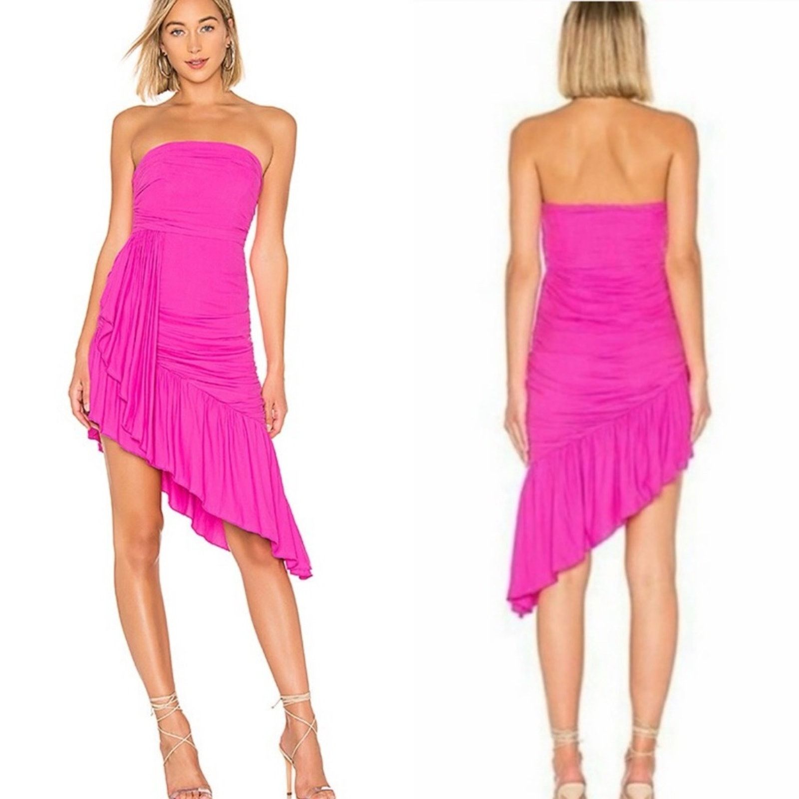 REVOLVE New Revolve NBD $179 Jacqueline Dress Magenta Small NWT Size S / US 4 / IT 40 - 1 Thumbnail