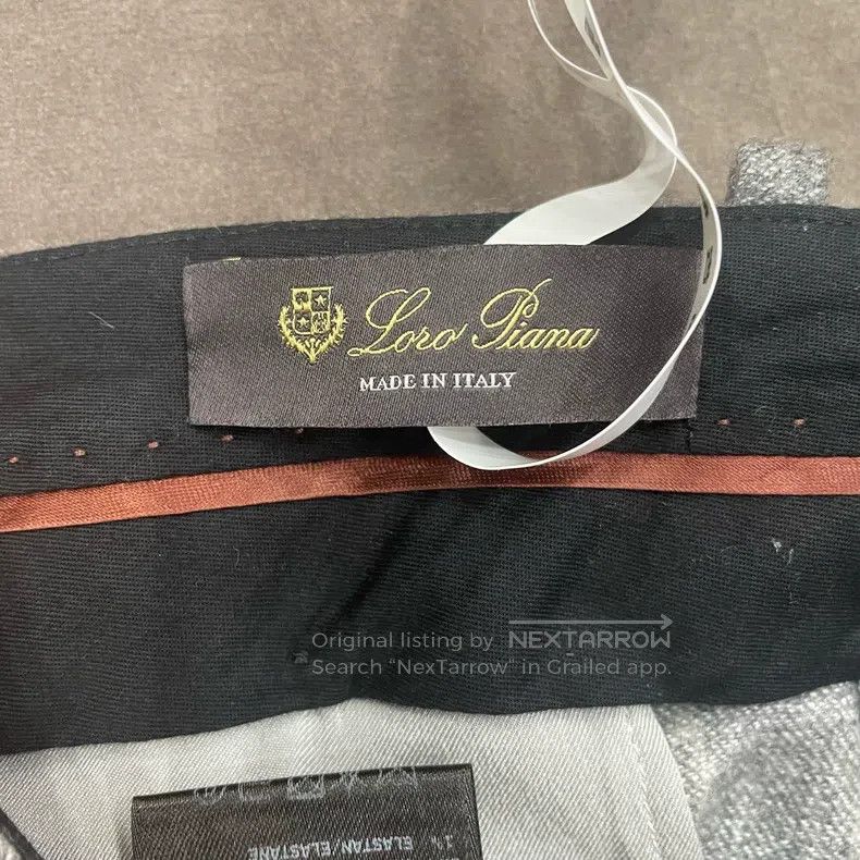 Loro Piana Loro Piana Straight Wool Sand Beige Striped Casual Pants Size 26" / US 2 / IT 38 - 3 Thumbnail