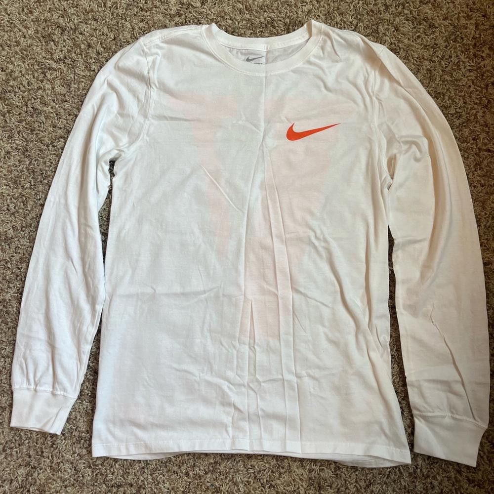 image of Vf1 Nike Vlone Long Sleeve Shirt F&f in White, Men's (Size Small)