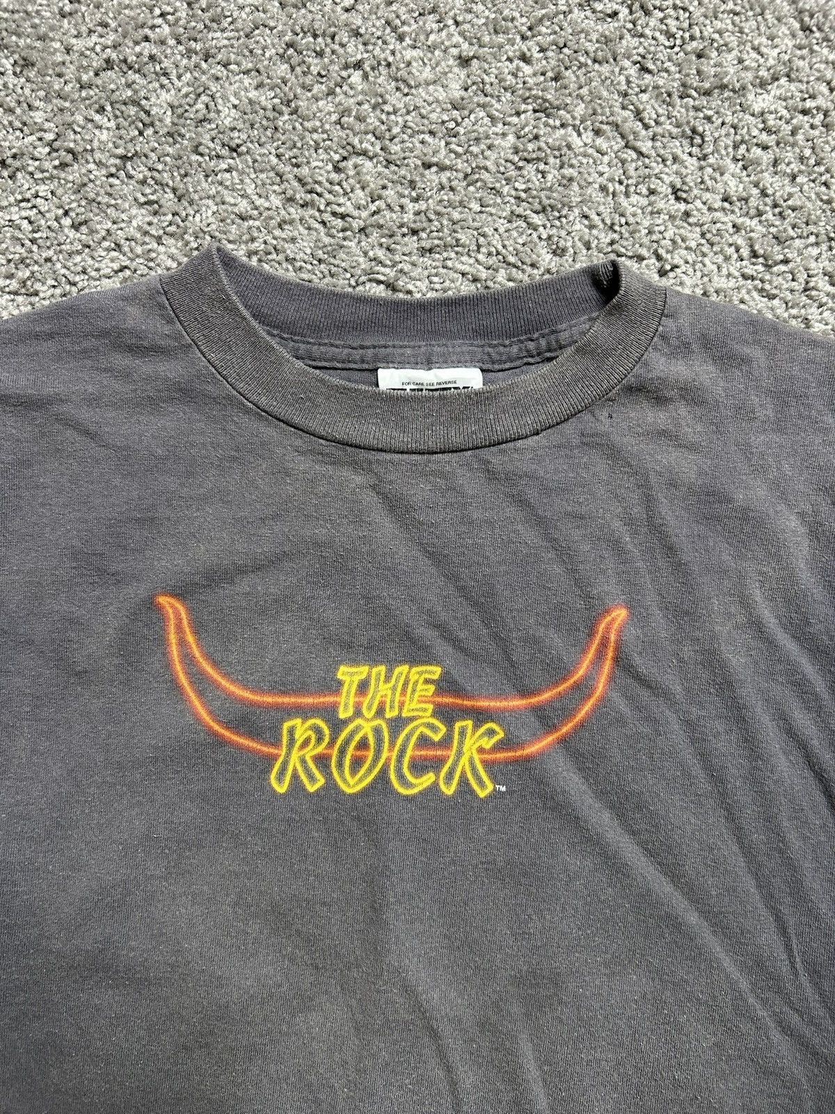 WWE Vintage 90s The Rock Layin the Smack Down WWE Wrestling Tee Size US XL / EU 56 / 4 - 7 Thumbnail