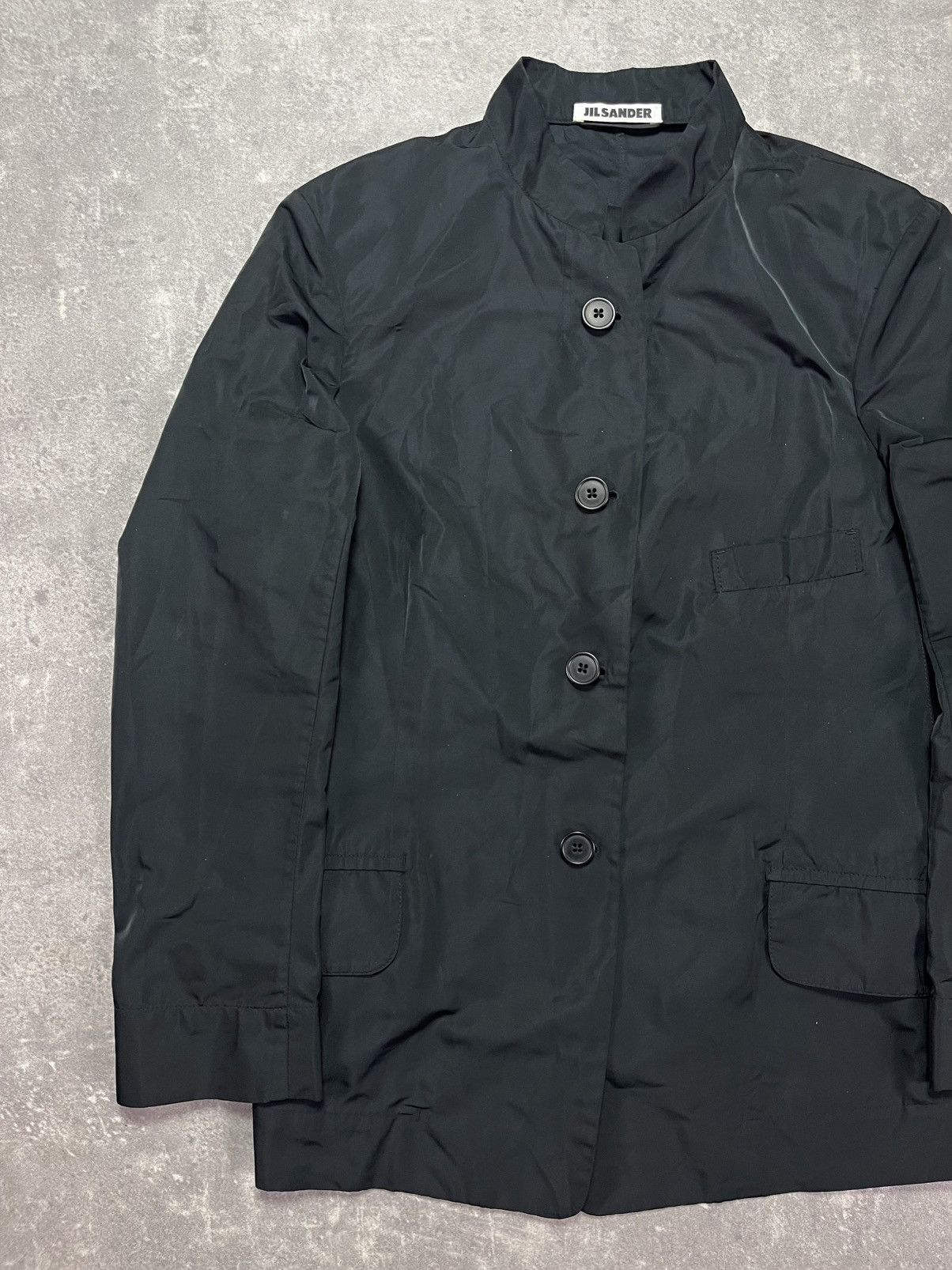 Jil Sander Jil Sander Buttoned Nylon/Silk Sartorial Blazer Jacket 42 SM Size US S / EU 44-46 / 1 - 3 Thumbnail