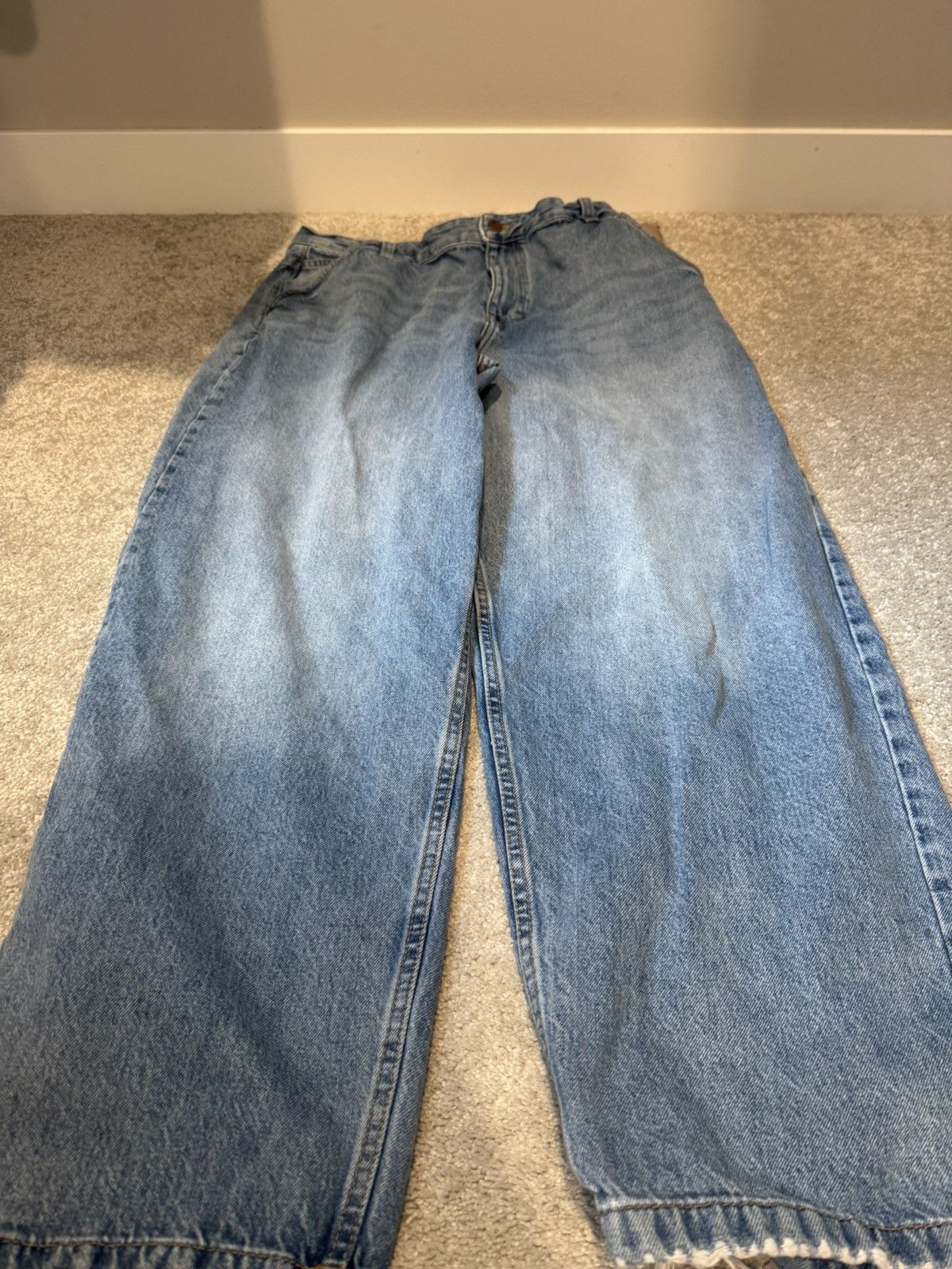 Other Light Blue Baggy Denim Size US 33 - 1 Thumbnail