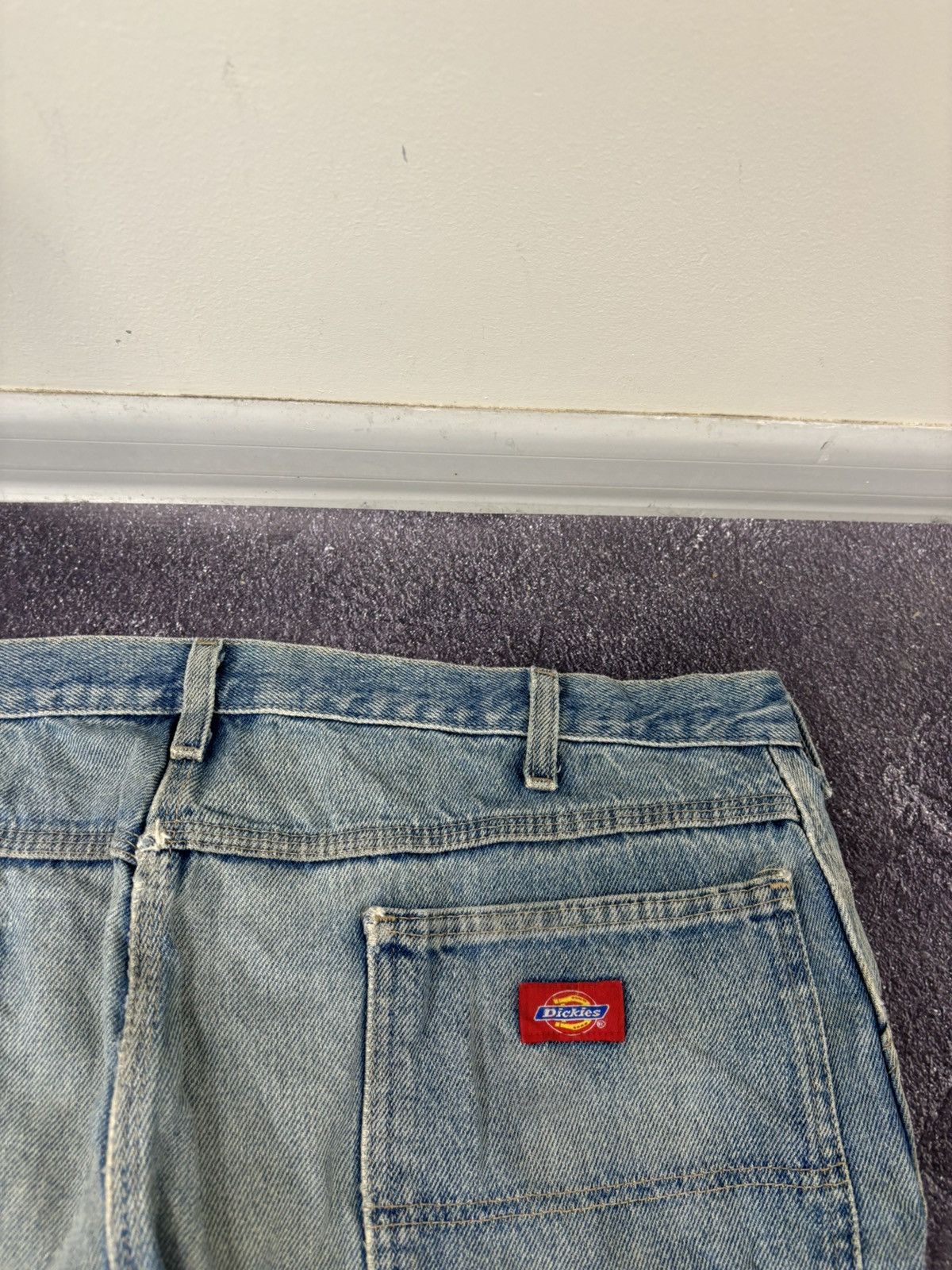 Dickies Vintage Dickies Workwear Faded Blue Hype Denim Baggy Jeans Size US 40 / EU 56 - 7 Thumbnail