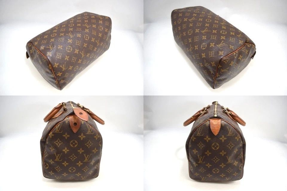 Louis Vuitton Auth Louis Vuitton Speedy 30 Hand Bag Monogram Canvas M41526 Size ONE SIZE - 4 Thumbnail