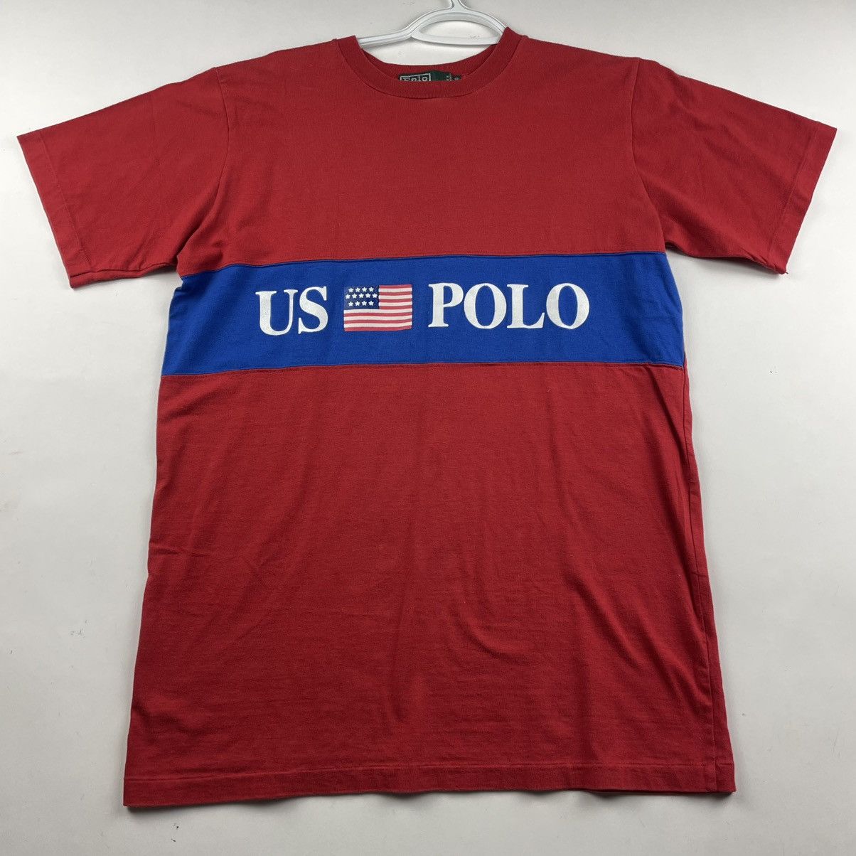 Polo Ralph Lauren × Vintage Vtg 90s Polo Ralph Lauren US Shirt Size L Fits M Mens Red Size US M / EU 48-50 / 2 - 1 Thumbnail